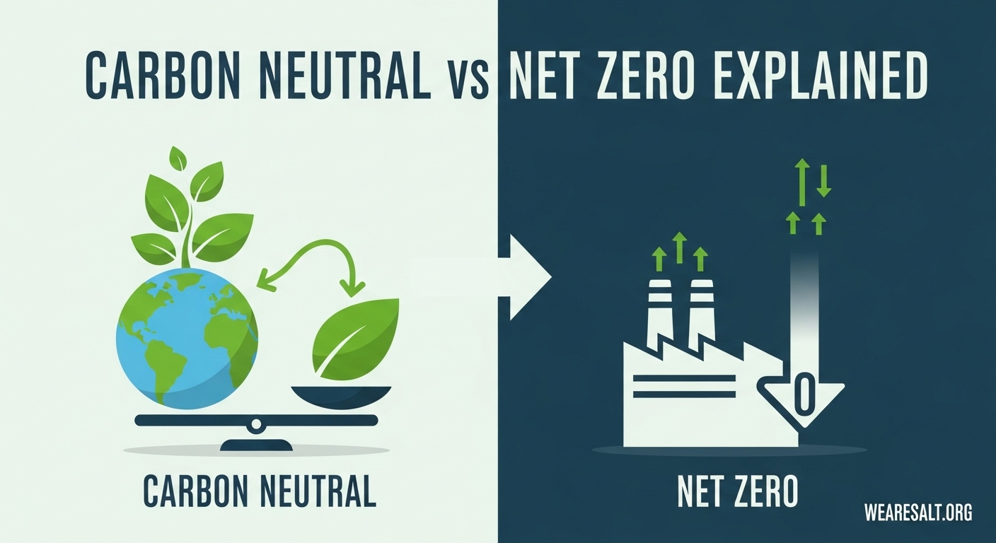 Carbon Neutral vs Net Zero Explained
