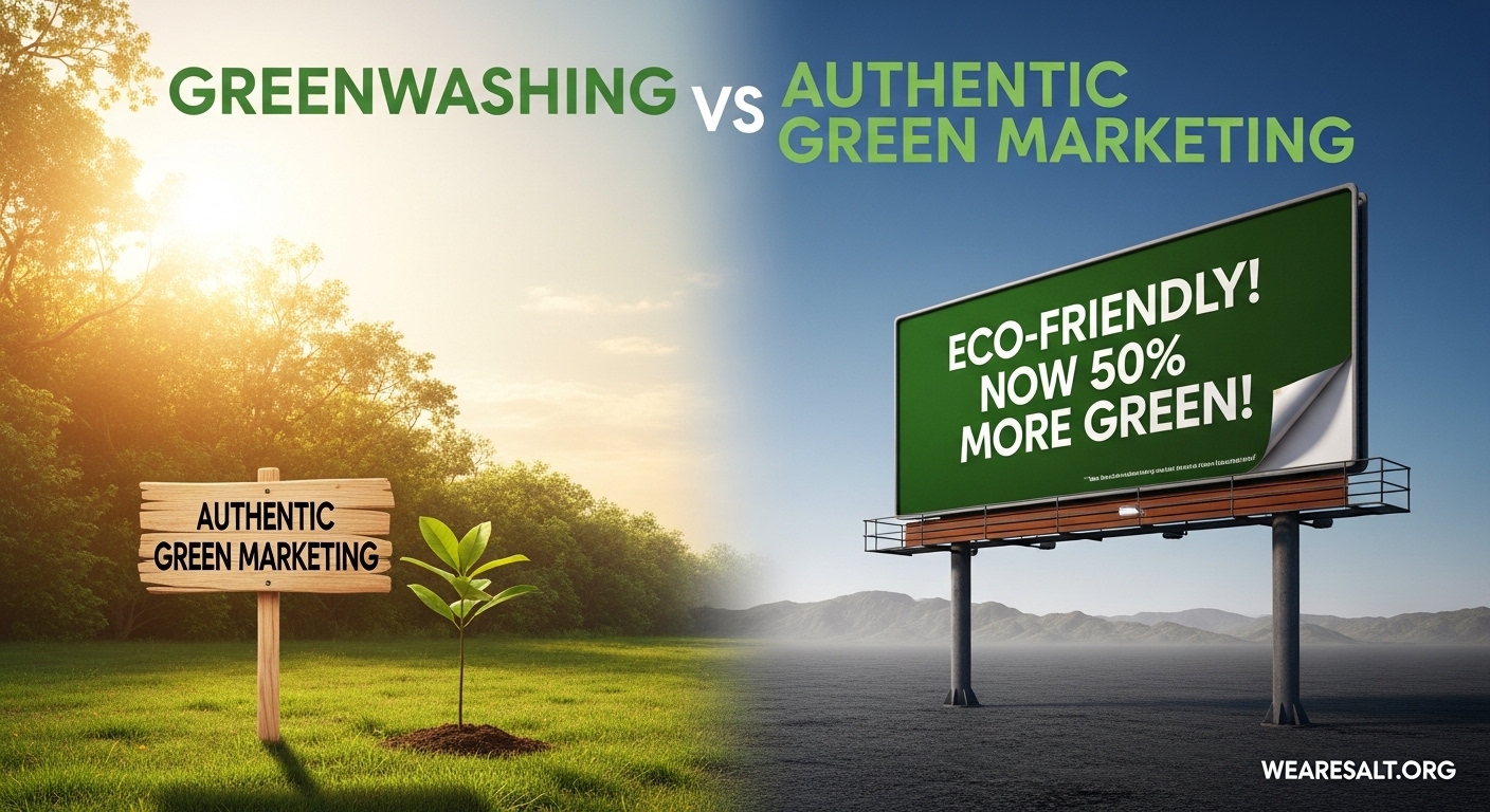 Greenwashing vs Authentic Green Marketing
