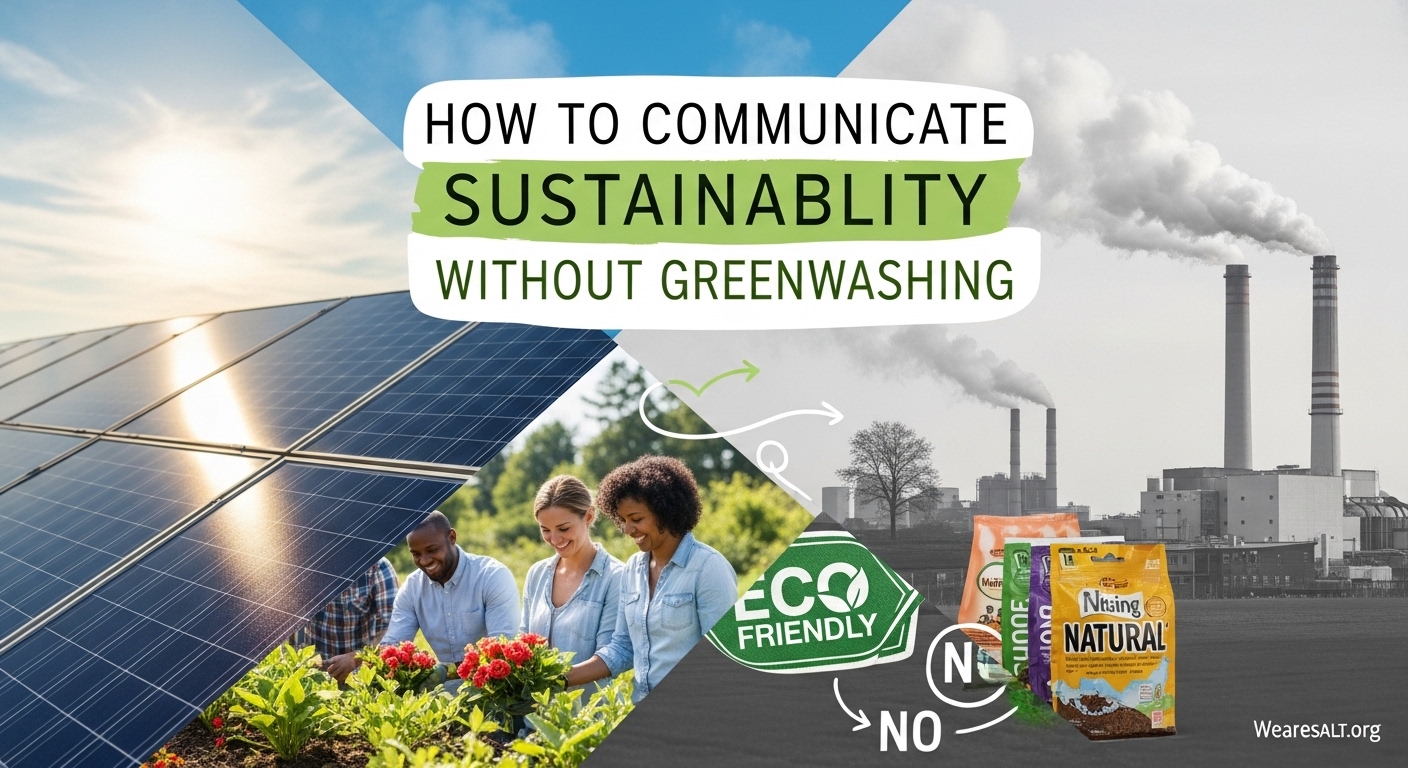 How to Communicate Sustainability Without Greenwashing