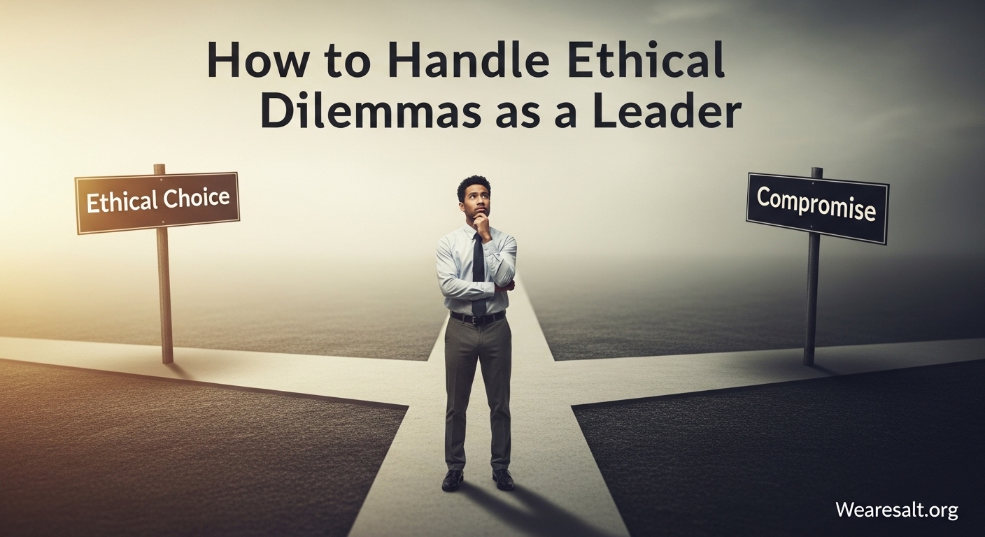 How to Handle Ethical Dilemmas as a Leader