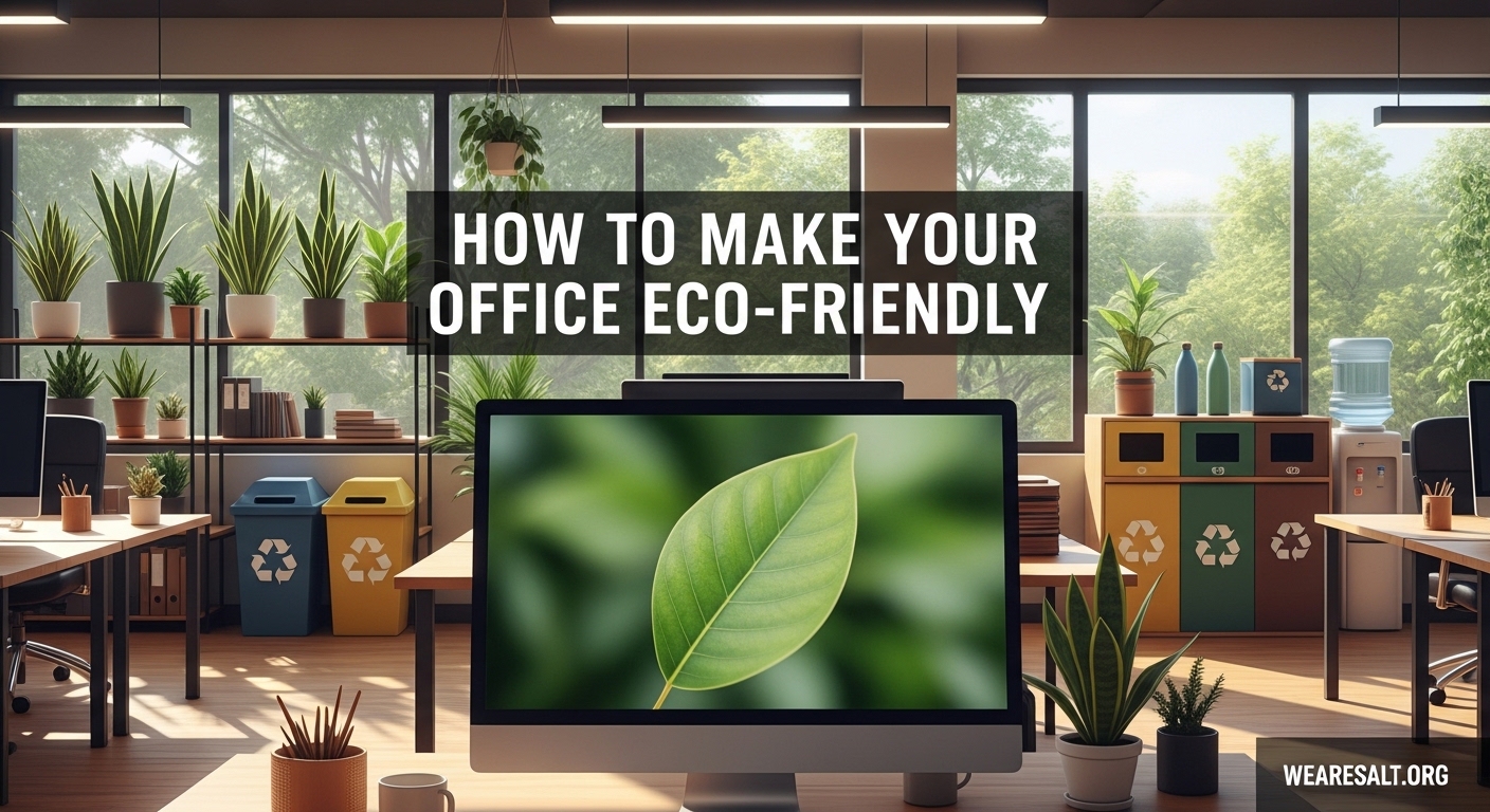 How to Make Your Office Eco-Friendly