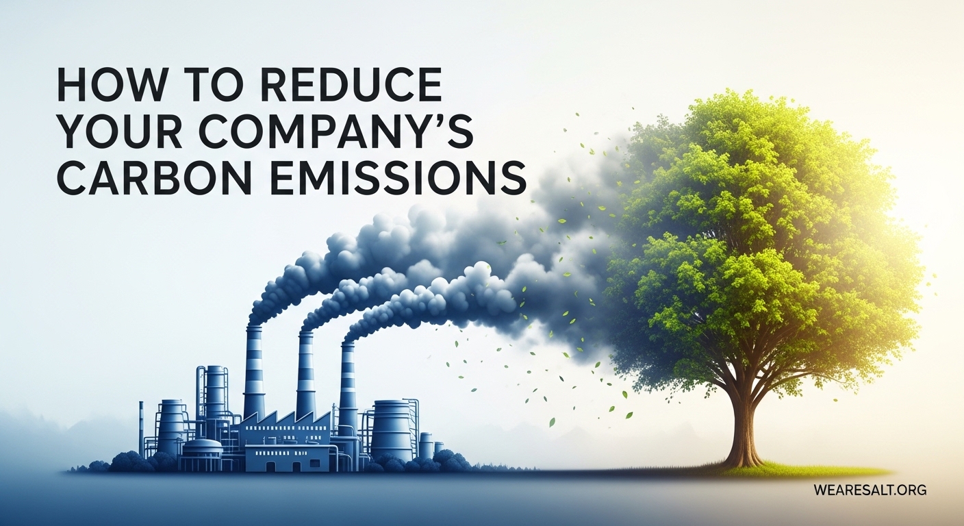 How to Reduce Your Company's Carbon Emissions