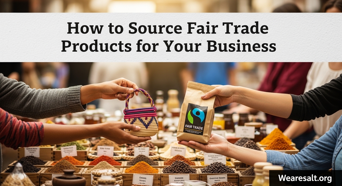 How to Source Fair Trade Products for Your Business