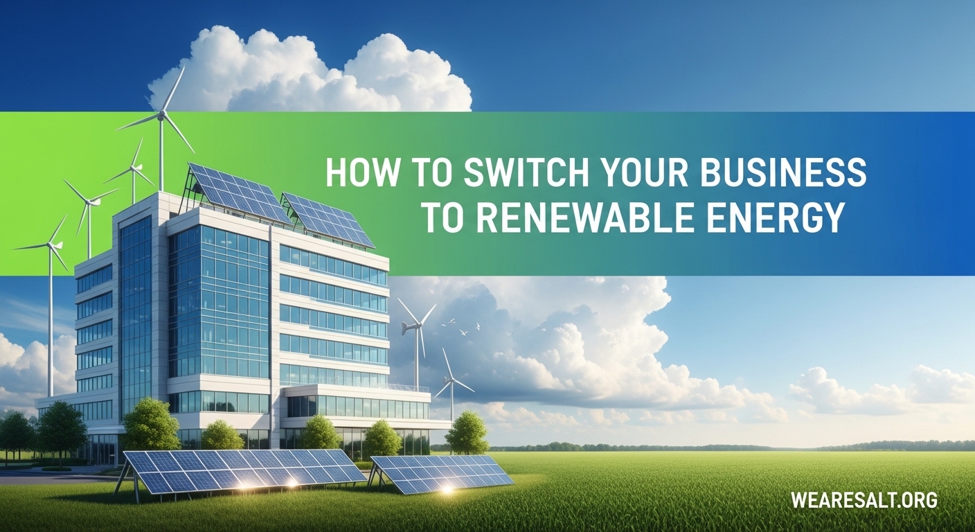 How to Switch Your Business to Renewable Energy