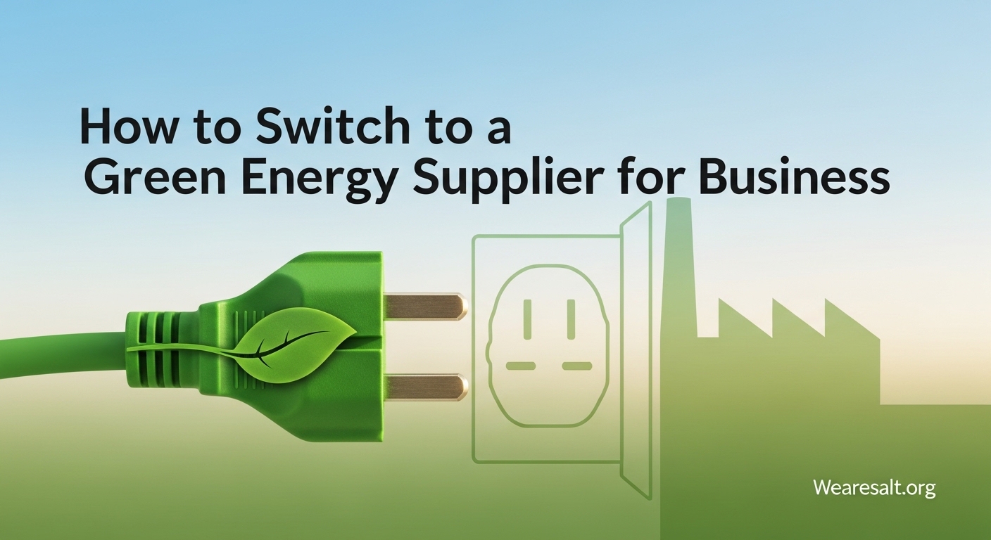 How to Switch to a Green Energy Supplier for Business