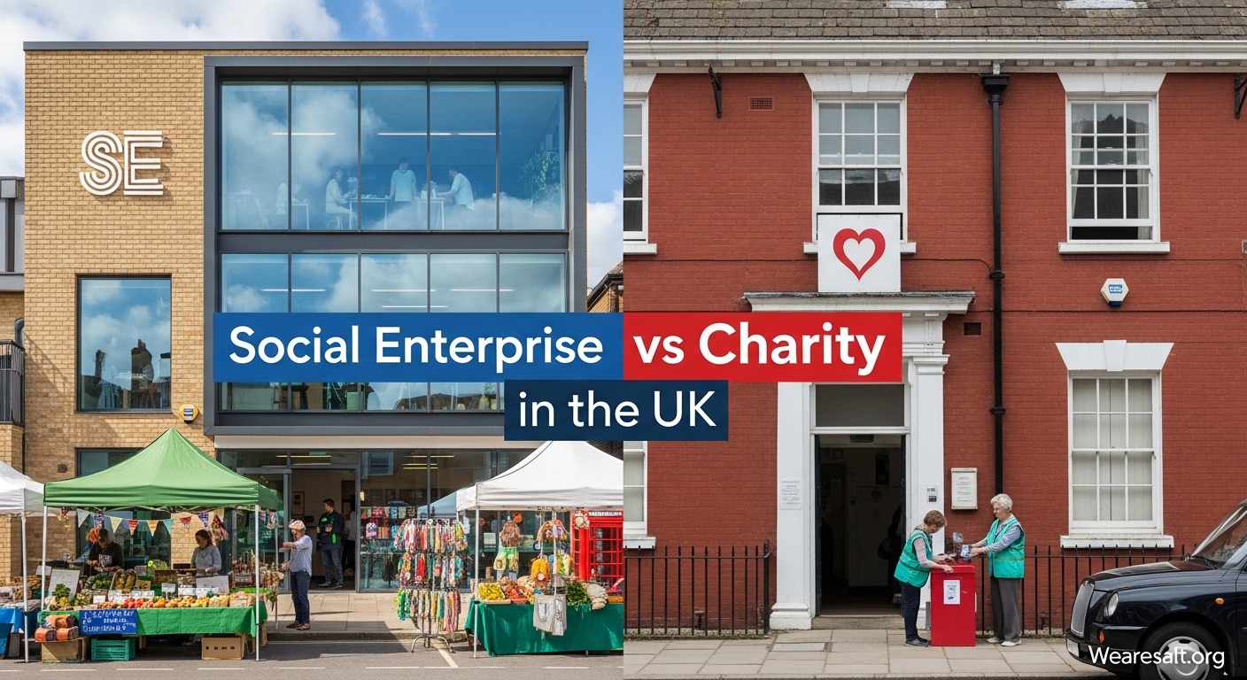 Social Enterprise vs Charity in the UK