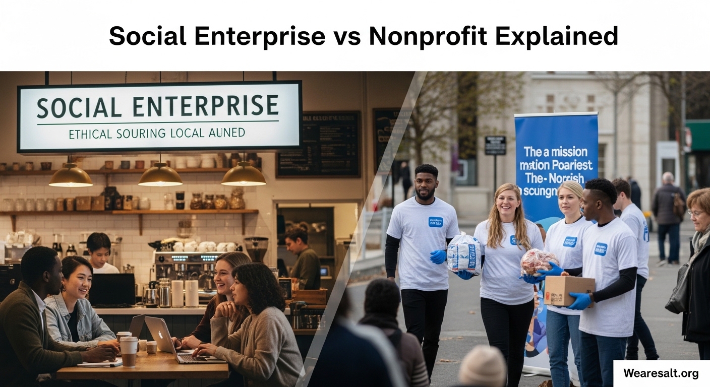 Social Enterprise vs Nonprofit Explained