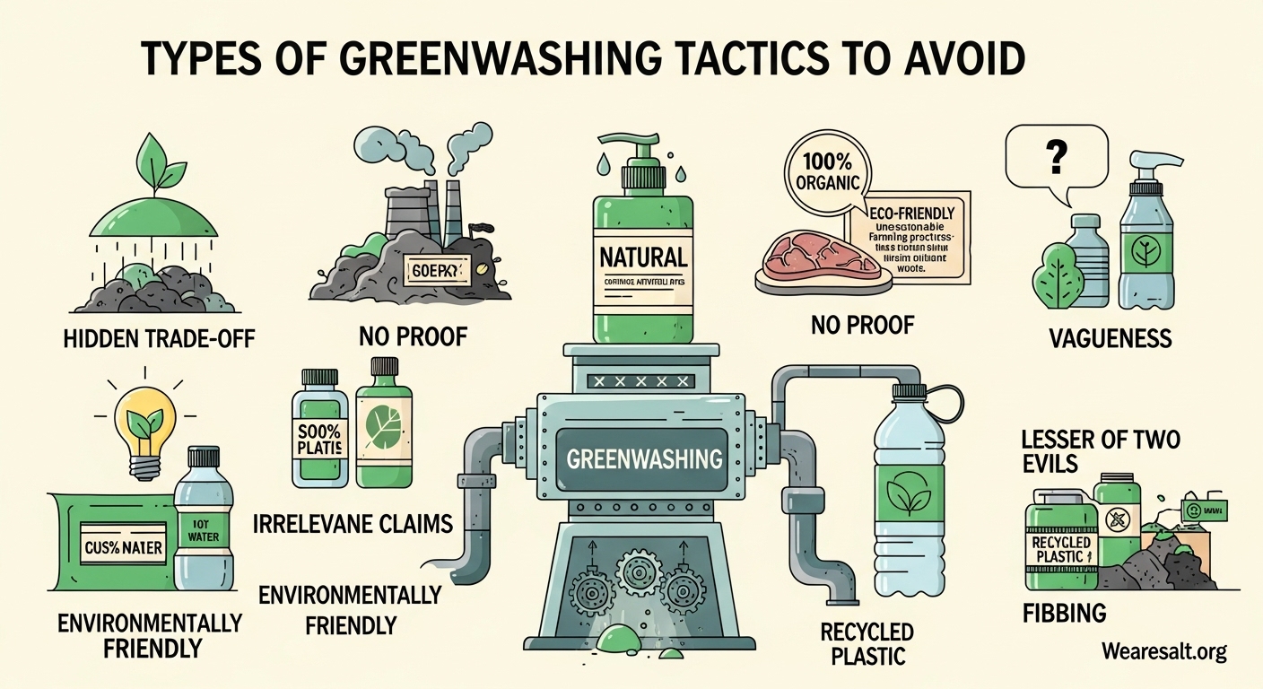 Types of Greenwashing Tactics to Avoid
