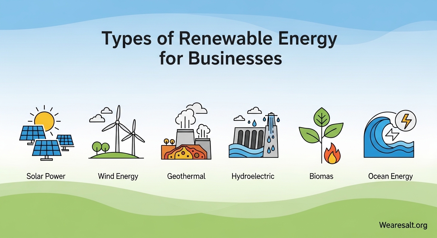 Types of Renewable Energy for Businesses