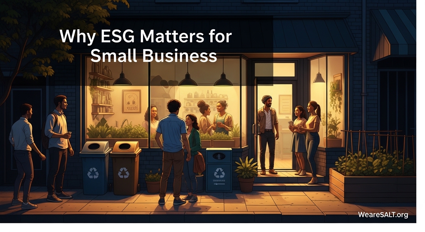 Why ESG Matters for Small Business