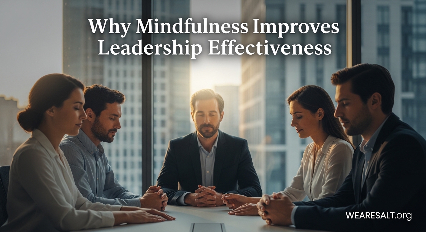 Why Mindfulness Improves Leadership Effectiveness