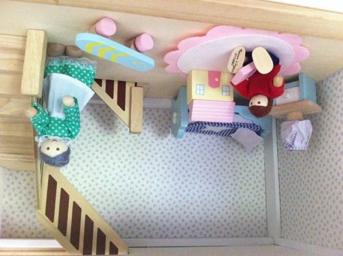 Plan Toys Victorian Wooden Dollhouse | 3-Story Large Doll House with Attic, Opening Panels & Sliding Windows | Pretend Play Dollhouse Compatible with 1:12 Scale Furniture & Wooden Dolls customer photo 1