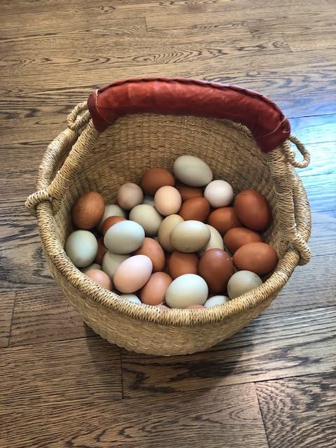 Fair Trade Ghana Bolga African Dye-Free Fully Shaped Medium Market Basket 11-13