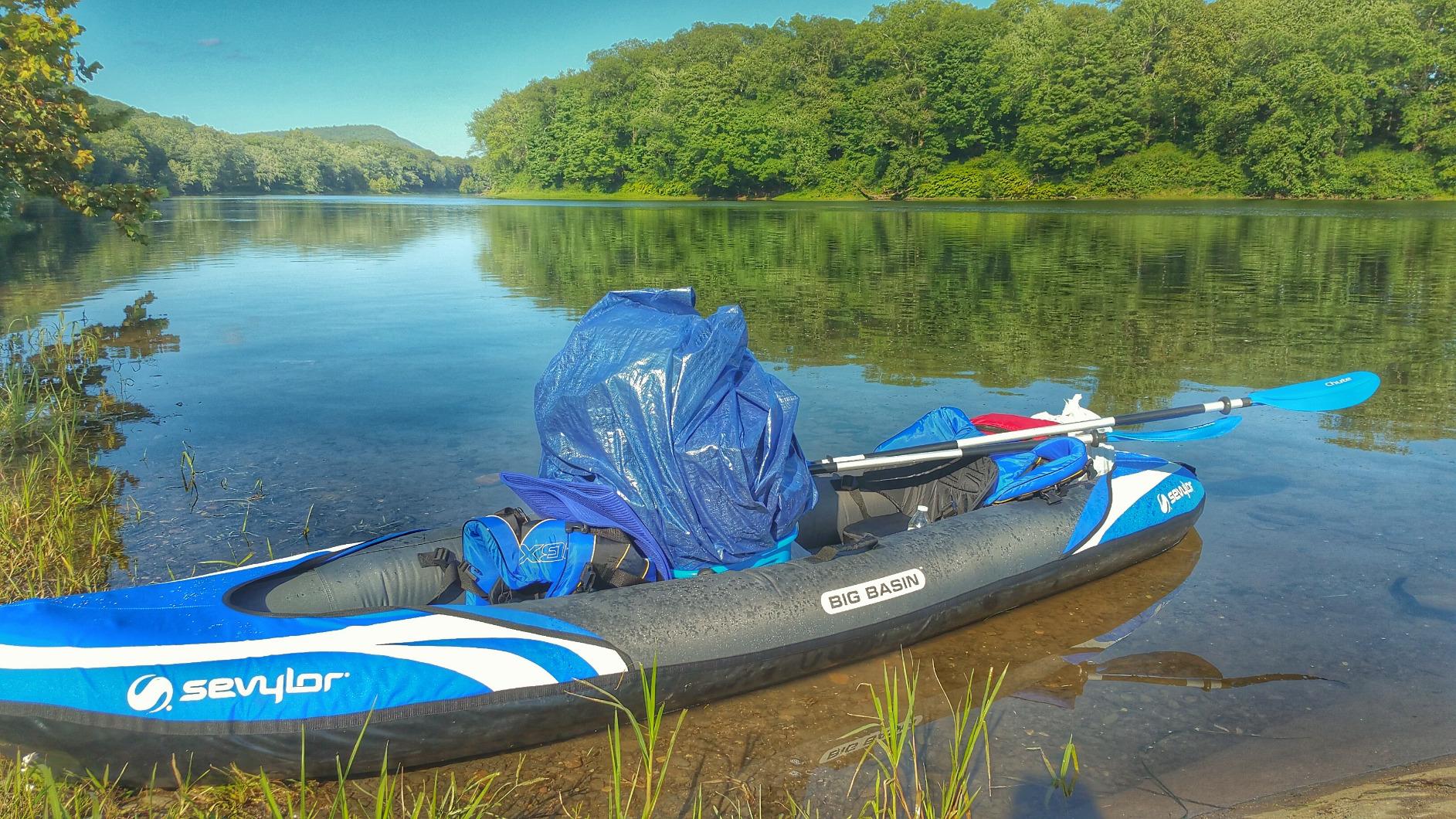 Sevylor Big Basin 3-Person Inflatable Kayak with Adjustable Seats & Carry Handles, Heavy-Duty PVC Construction for Rugged Use & Boston Valve for Easy Inflation/Deflation customer photo 1
