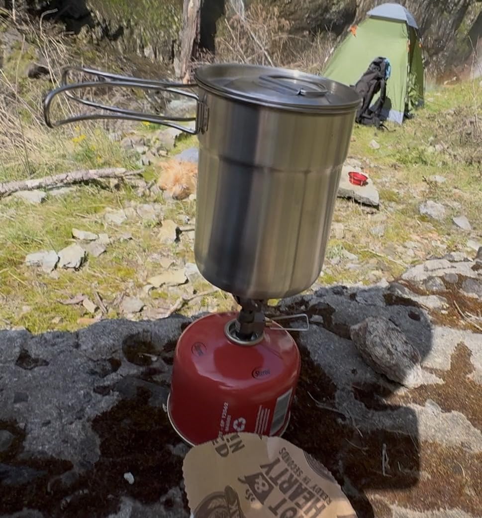 BRS Outdoor BRS-3000T Ultra-Light Titanium Alloy Miniature Portable Picnic Camping Gas Cooking Stove customer photo 1