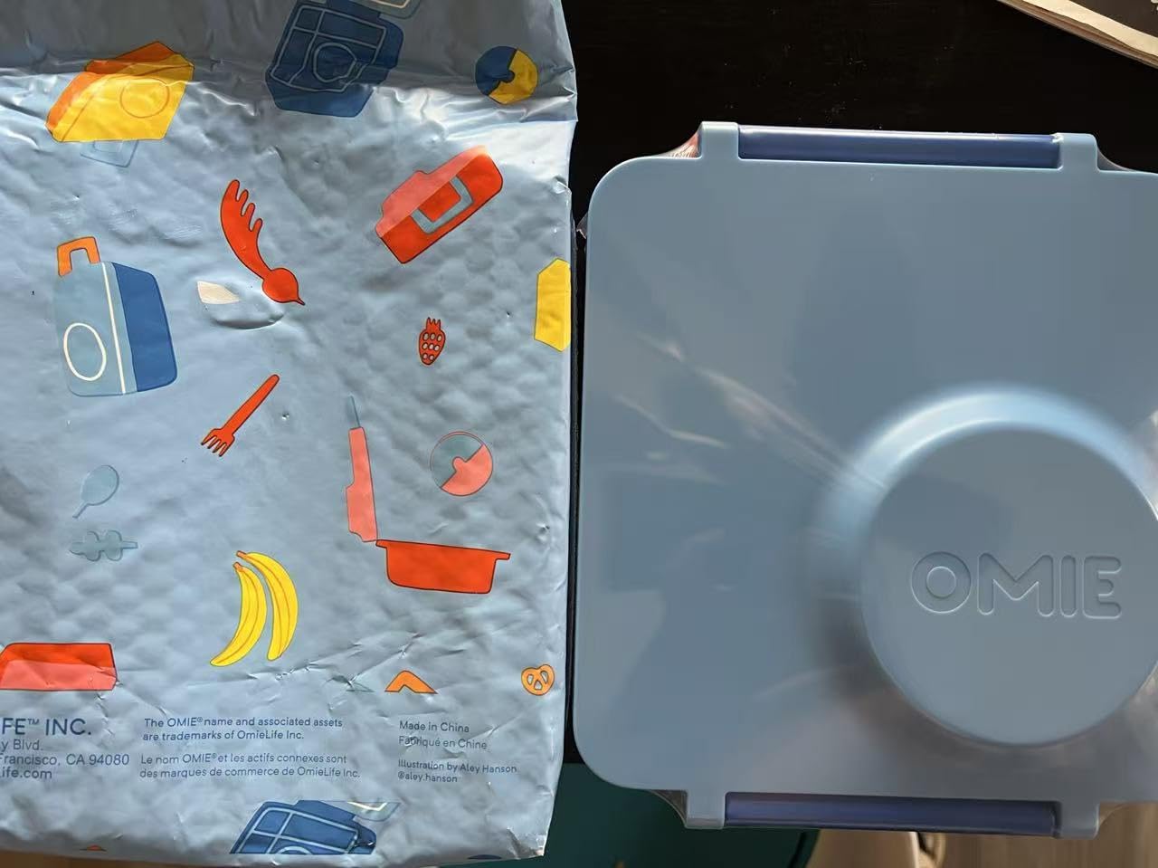 OmieBox Bento Box for Kids - Insulated Bento Lunch Box with Leak Proof Thermos Food Jar - 3 Compartments, Two Temperature Zones - (Meadow) customer photo 2