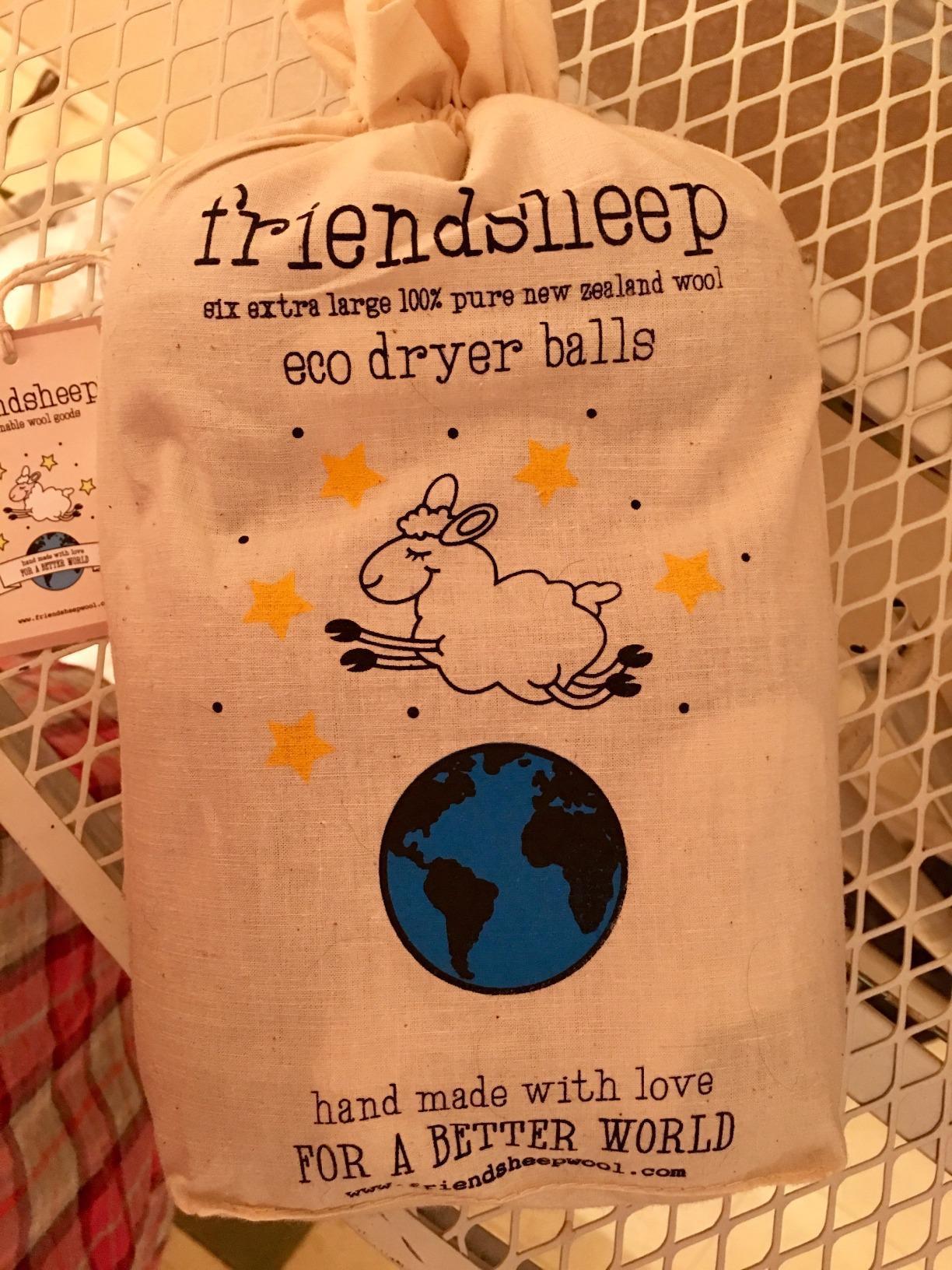 Friendsheep Wool Dryer Balls, Organic Reusable Fabric Softener Alternative for Laundry, Handmade, Fair Trade, Hypoallergenic, Eco-Friendly, Plastic-Free (6 Pack XL - Sheep Flock of Friends) customer photo 1