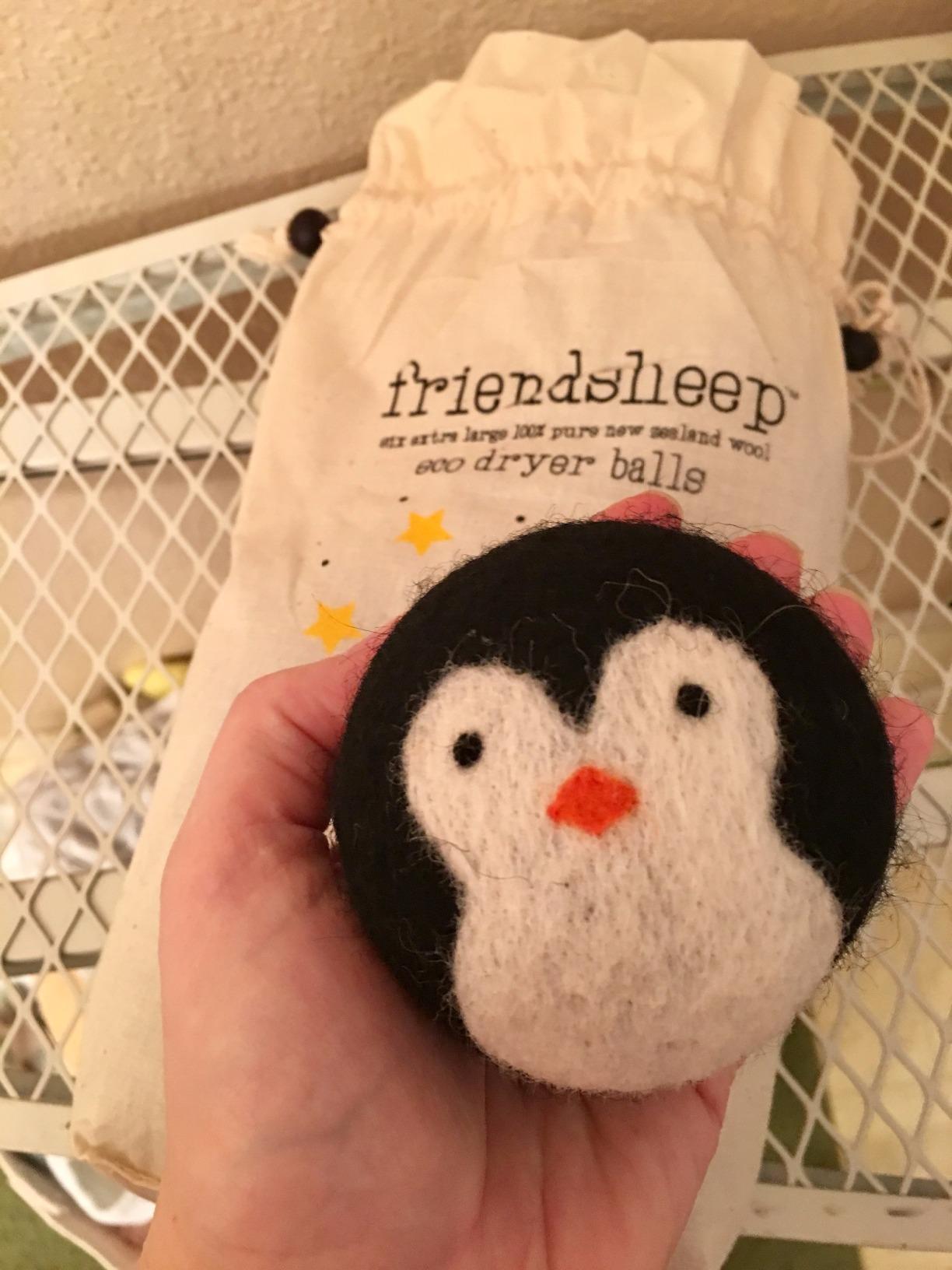 Friendsheep Wool Dryer Balls, Organic Reusable Fabric Softener Alternative for Laundry, Handmade, Fair Trade, Hypoallergenic, Eco-Friendly, Plastic-Free (6 Pack XL - Sheep Flock of Friends) customer photo 2