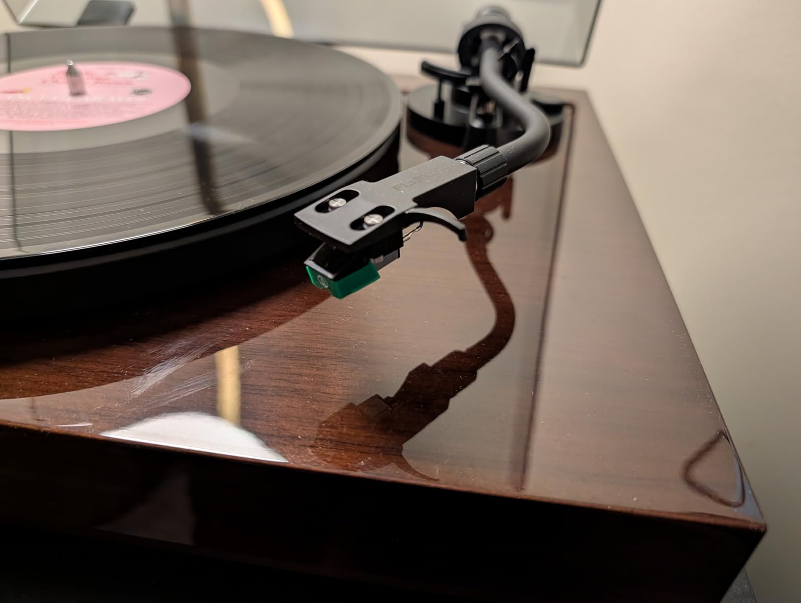 Fluance RT81 Elite High Fidelity Vinyl Turntable Record Player with Audio Technica AT95E Cartridge, Belt Drive, Built-in Preamp, Adjustable Counterweight, High Mass MDF Wood Plinth - Walnut customer photo 2