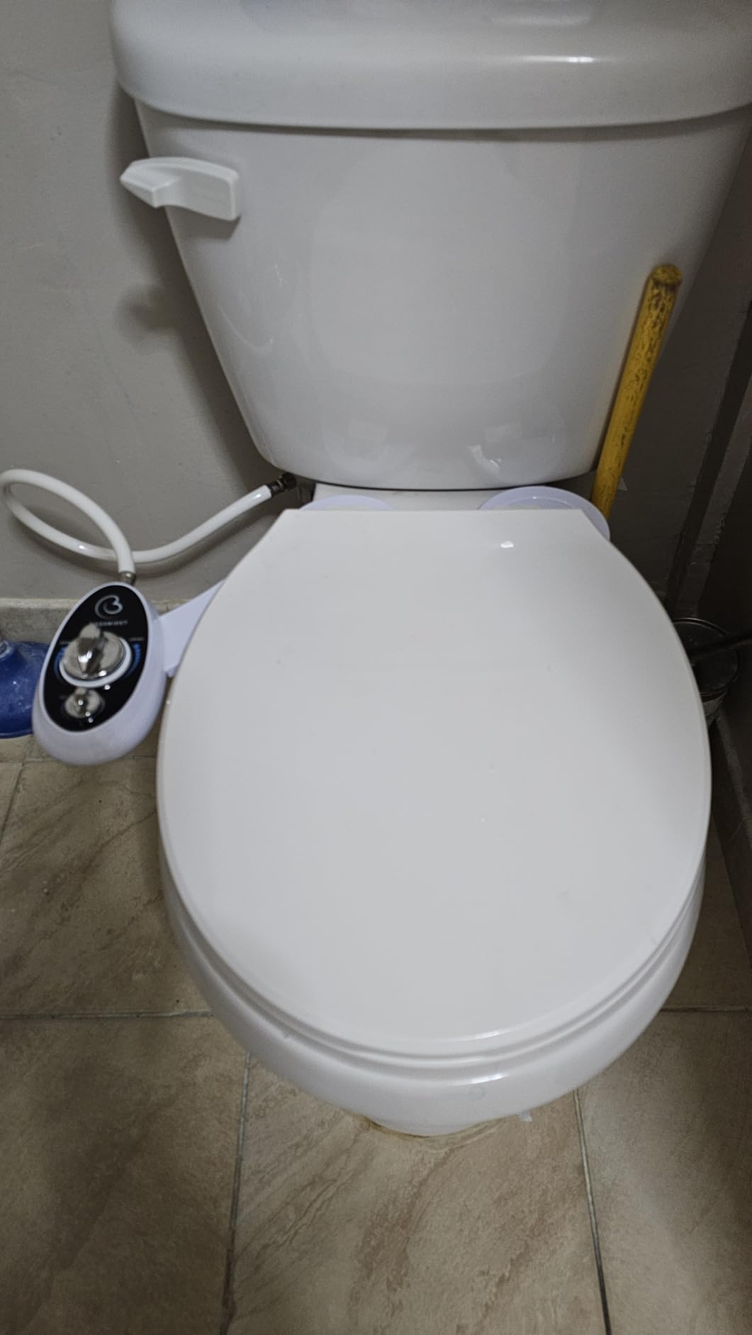 Boss Bidet Luxury White Blue - Bidet Attachment for Toilet Seat - Dual Nozzles, Self-Cleaning, Non-Electric Water Sprayer, Save Money On Toilet Paper and Reduce Waste customer photo 1