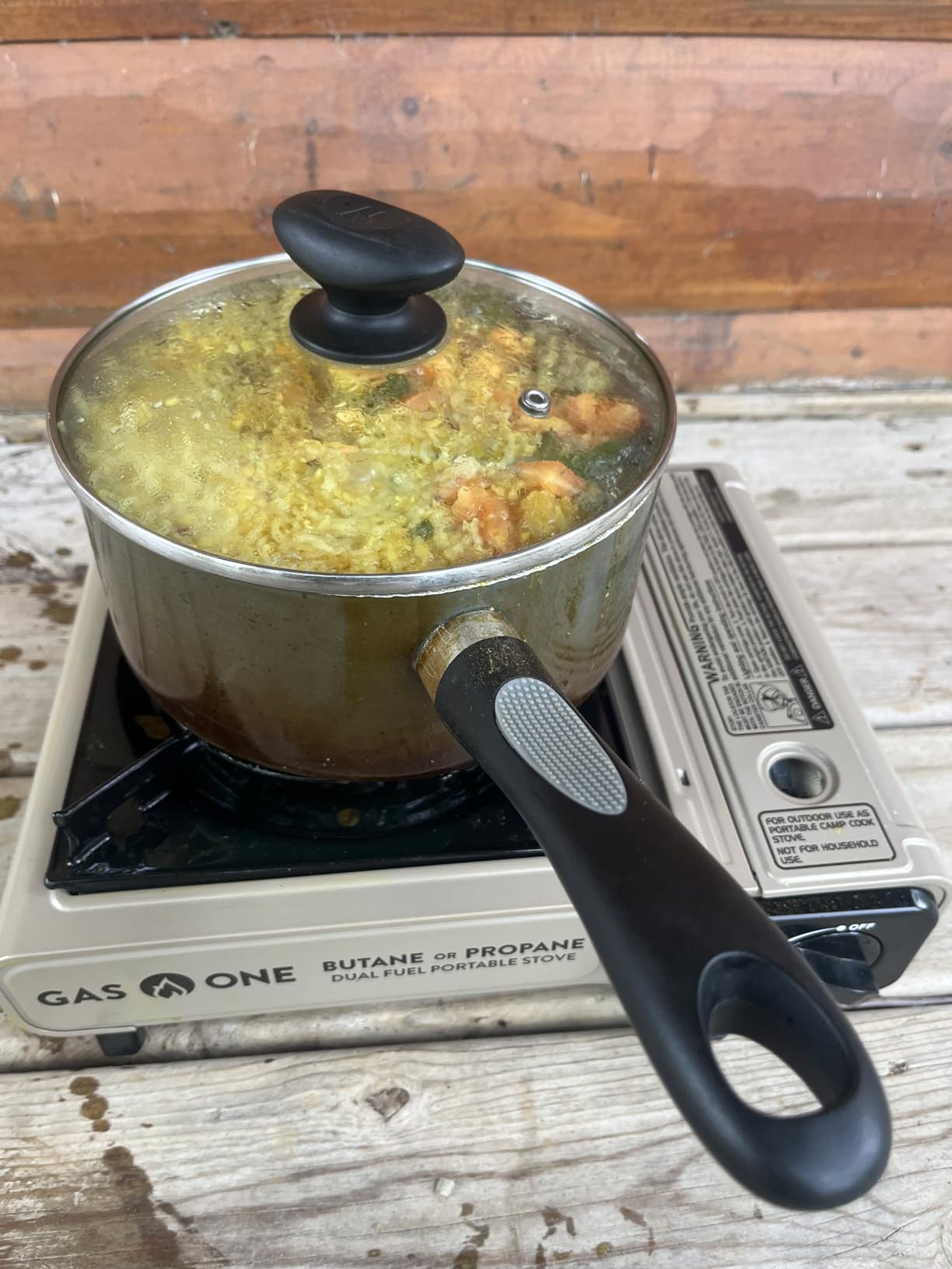 Gas One GS-3400P Propane or Butane Stove Dual Fuel Stove Portable Camping Stove customer photo 2
