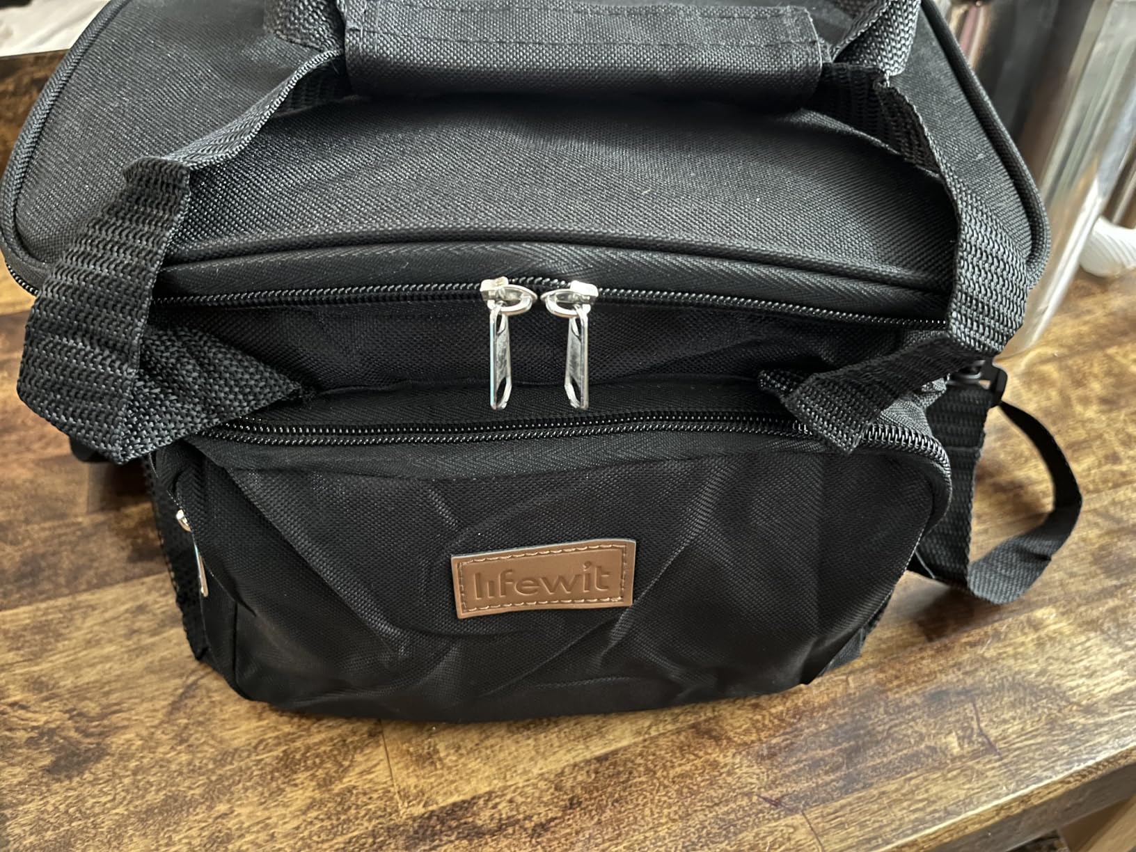 Lifewit Large Lunch Bag, Insulated Lunch Box, Soft Cooler Cooling Tote for Adult Men Women, Black 24-Can (15L) customer photo 1