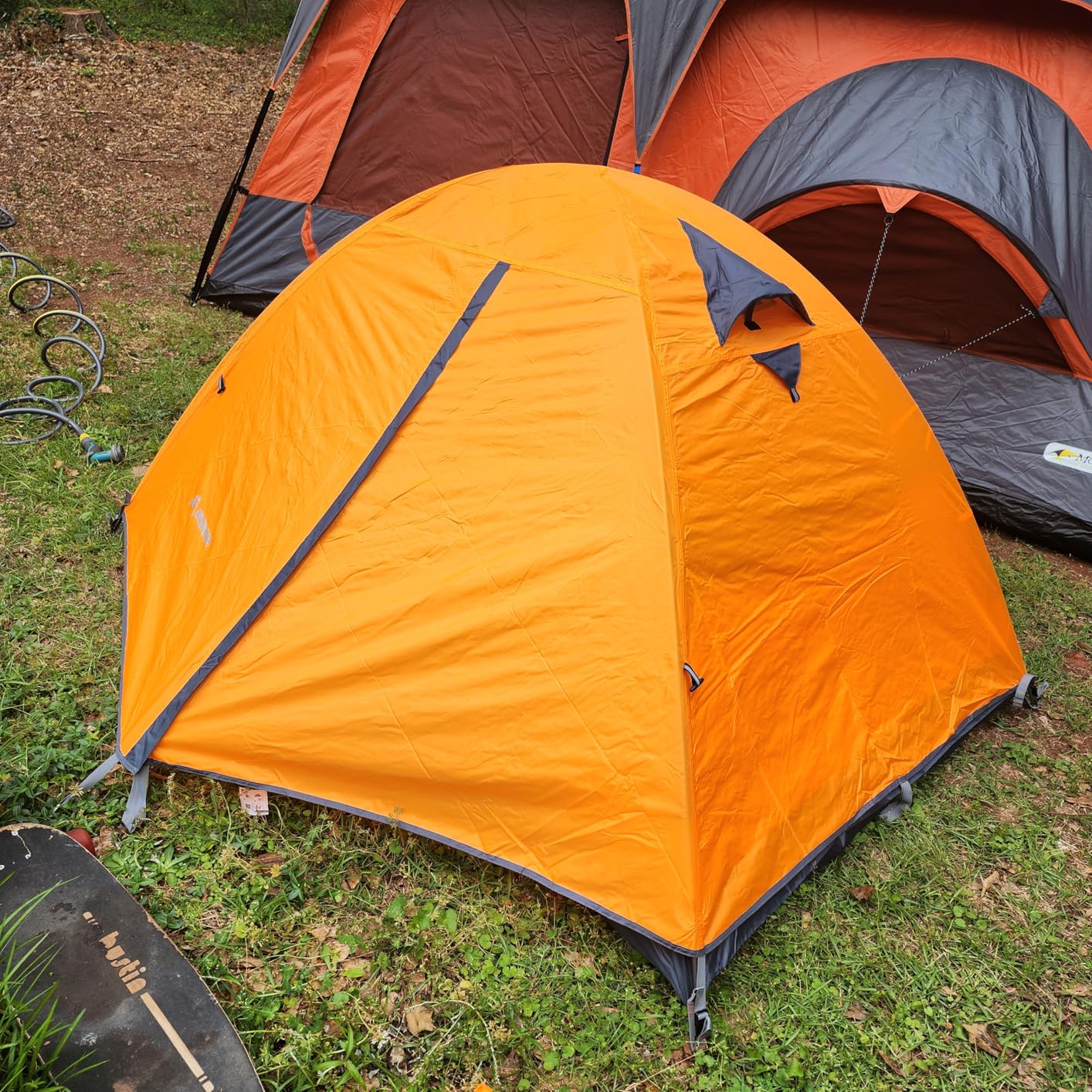 BISINNA 2/4 Person Camping Tent Lightweight Backpacking Tent Waterproof Windproof Two Doors Easy Setup Double Layer Outdoor Tents for Family Camping Hunting Hiking Mountaineering Travel customer photo 1