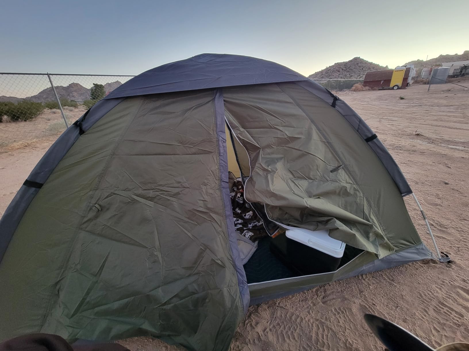 Night Cat Backpacking Tent for One 1 to 2 Persons Lightweight Waterproof Camping Hiking Tent for Adults Kids Scouts Easy Setup Single Layer 2.2x1.2m customer photo 2