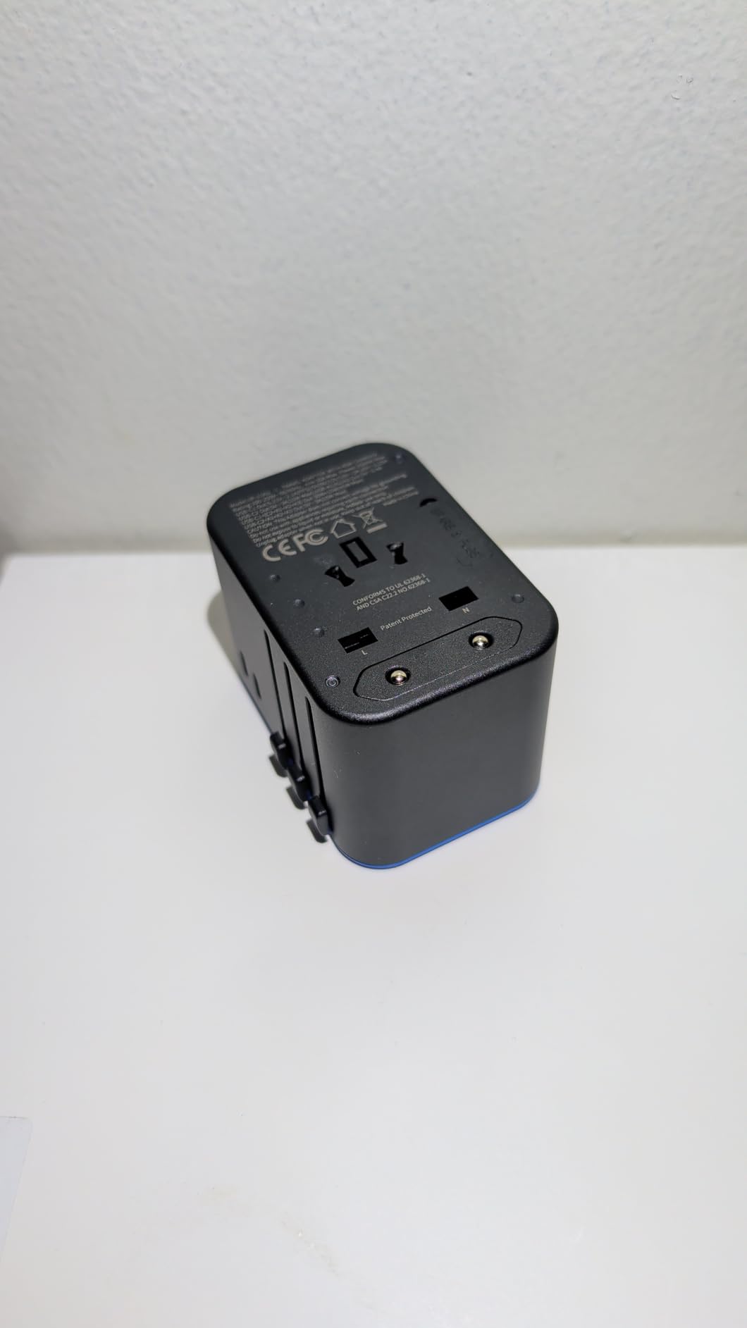 Ceptics Universal Travel Adapter, 45W International Power Adapter with PD & QC 3.0 Dual USB-C, 3 USB Travel Adapter Worldwide, Type I C G A Outlets 110V 220V A/C - EU Euro US UK (11-KU) customer photo 2