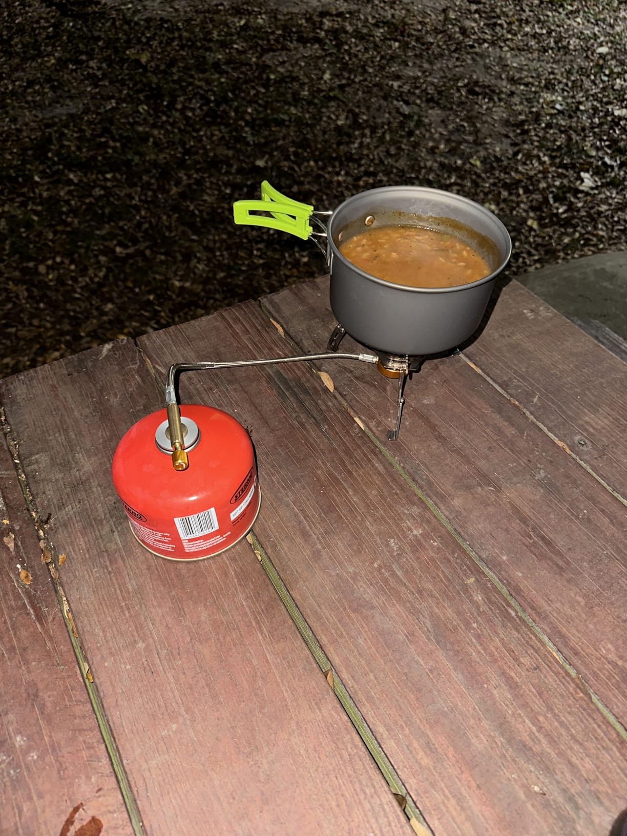 Odoland 3500W/6800W Windproof Camp Stove Camping Gas Stove with Fuel Canister Adapter, Piezo Ignition customer photo 1