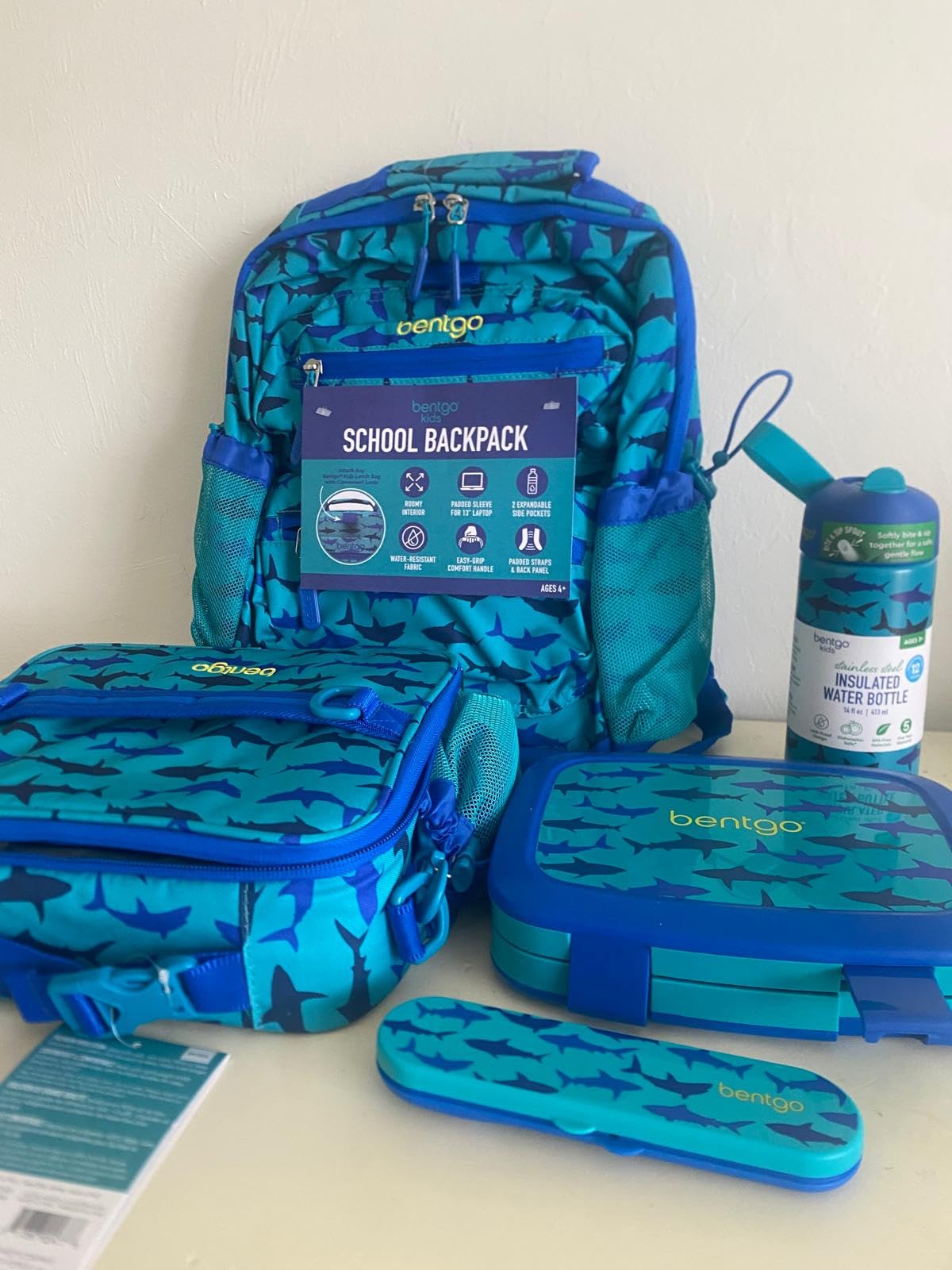 Bentgo Kids Prints Leak-Proof, 5-Compartment Bento-Style Kids Lunch Box - Ideal Portion Sizes for Ages 3-7, Durable, Drop-Proof, Dishwasher Safe, & PFAS & BPA-Free Materials (Dinosaur) customer photo 2