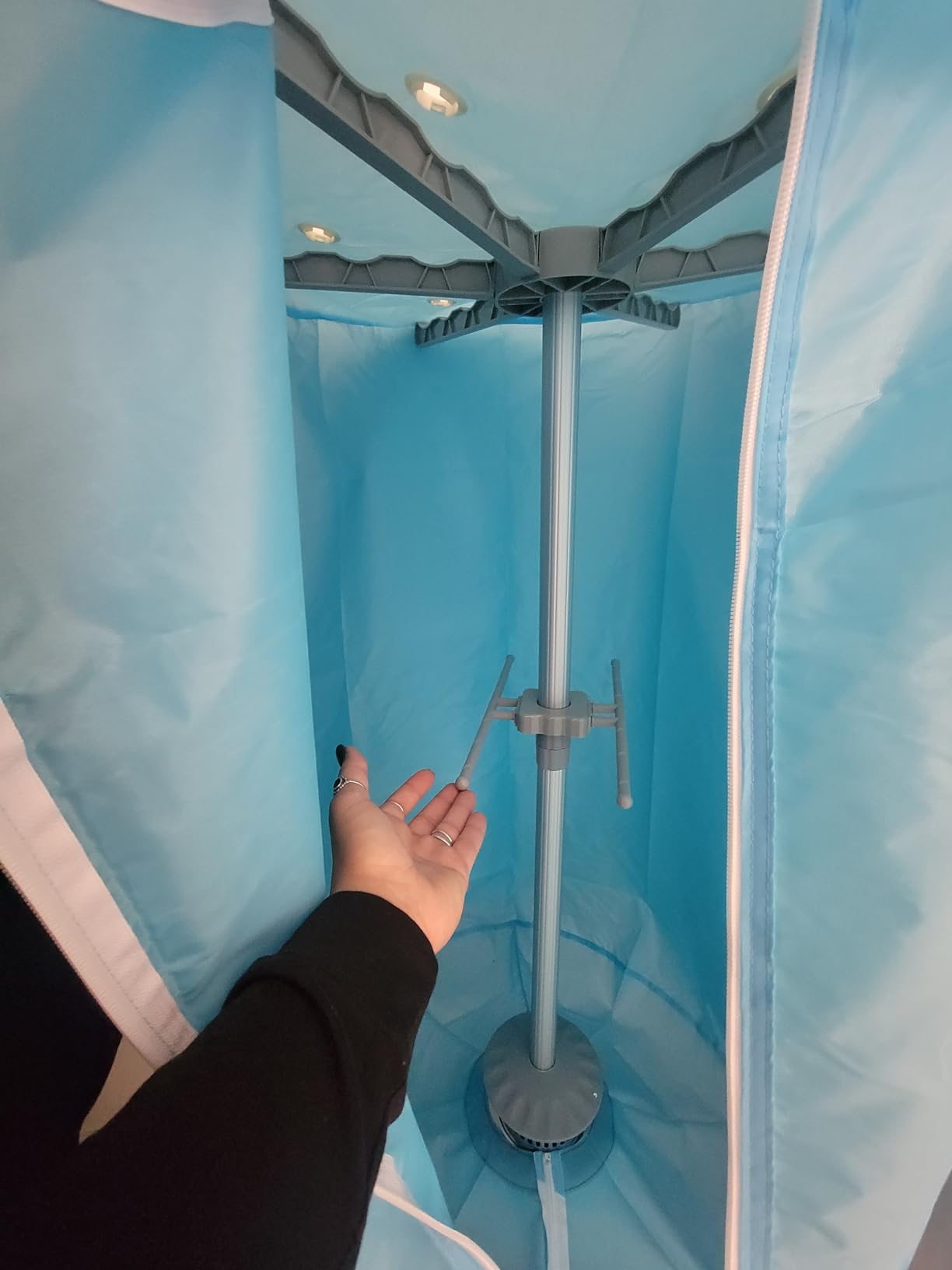 COSTWAY Portable Clothes Dryer, Ventless Laundry Dryer, Hot Drying Machine with Heater for Home & Dorms customer photo 2