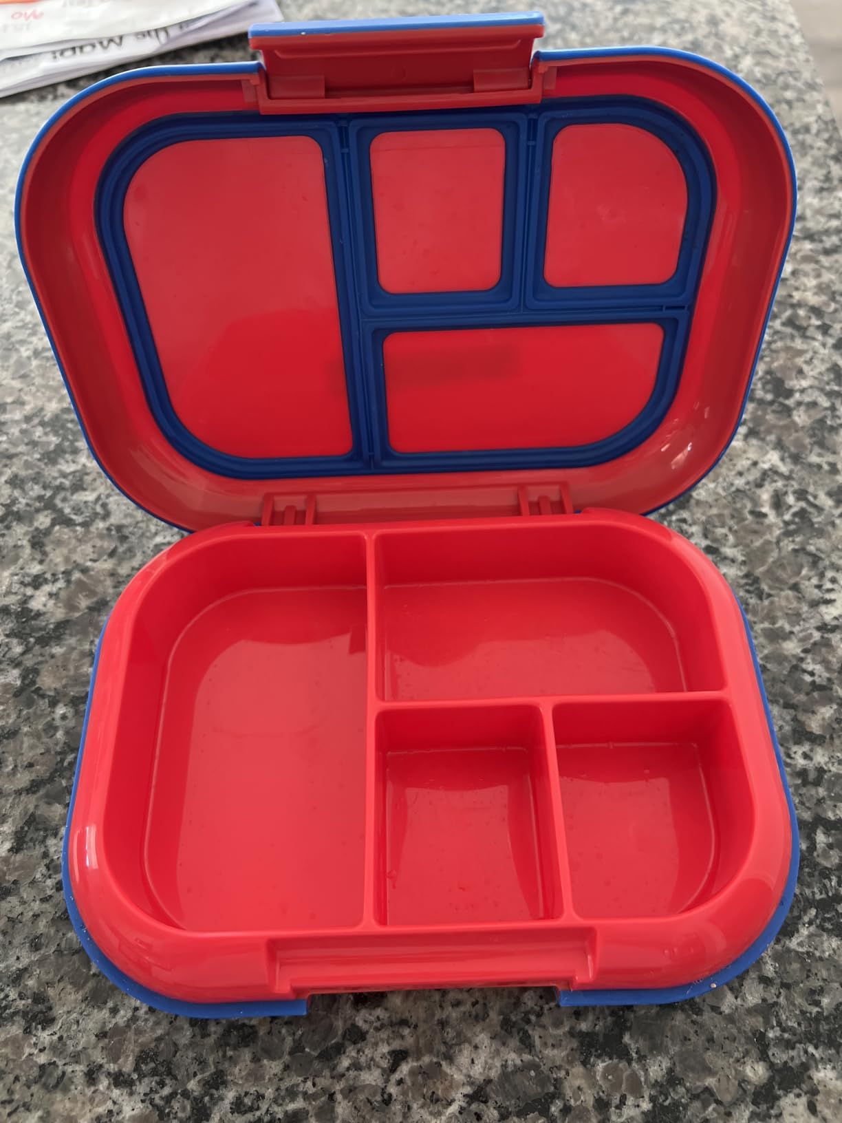 Bentgo Chill Kids Leak-Proof Lunch Box - 4-Compartment Bento Box with Built-In Ice Pack, 3.3 Cup Capacity, PFAS & BPA-Free, Microwave & Dishwasher Safe, Ideal Size for Ages 3 to 7 (Aqua) customer photo 2