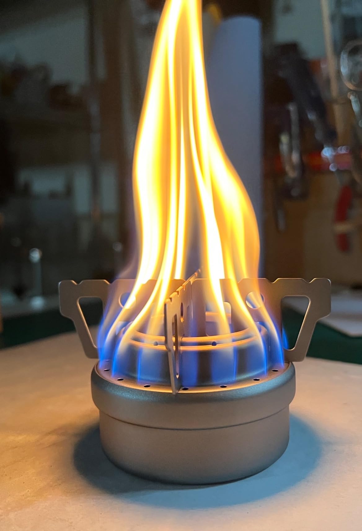 Kuvik Titanium Alcohol Stove - Ultralight and Compact Stove for Backpacking, Camping, and Survival customer photo 2