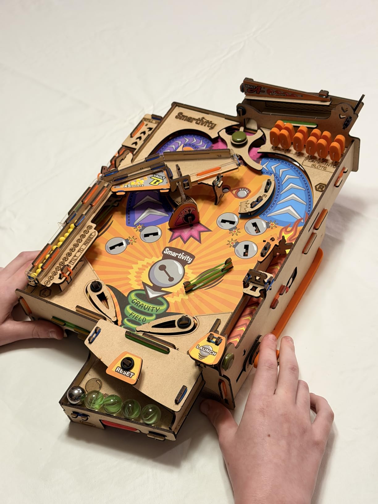 Smartivity DIY Pinball Machine for Kids 8-14 Years Old | Global Award Winning Arcade Game | Build Your Own Pinball I Birthday Gift for Smart Kids | STEM Toy for Boys & Girls customer photo 1