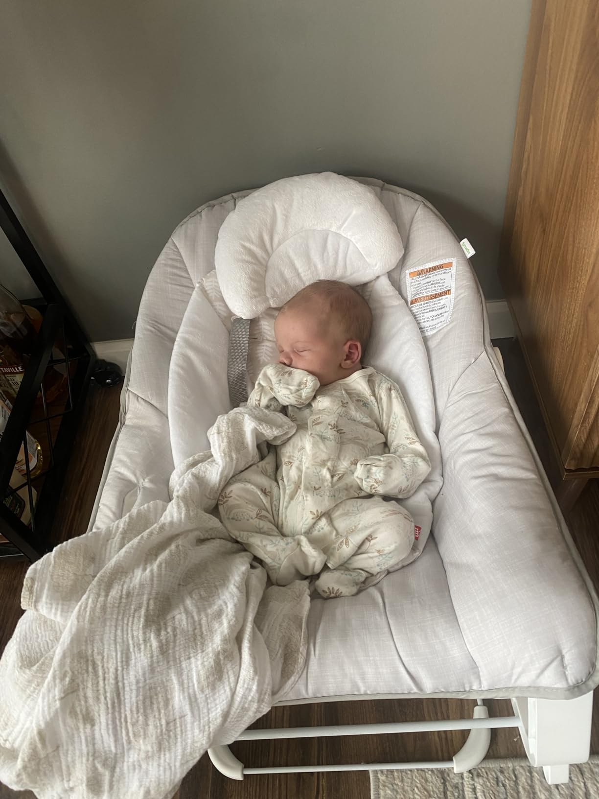Ingenuity Keep Cozy 3-in-1 Grow with Me Vibrating Baby Bouncer, Seat & Infant to Toddler Rocker, Vibrations & -Toy Bar, 0-30 Months Up to 40 lbs (Weaver) customer photo 2