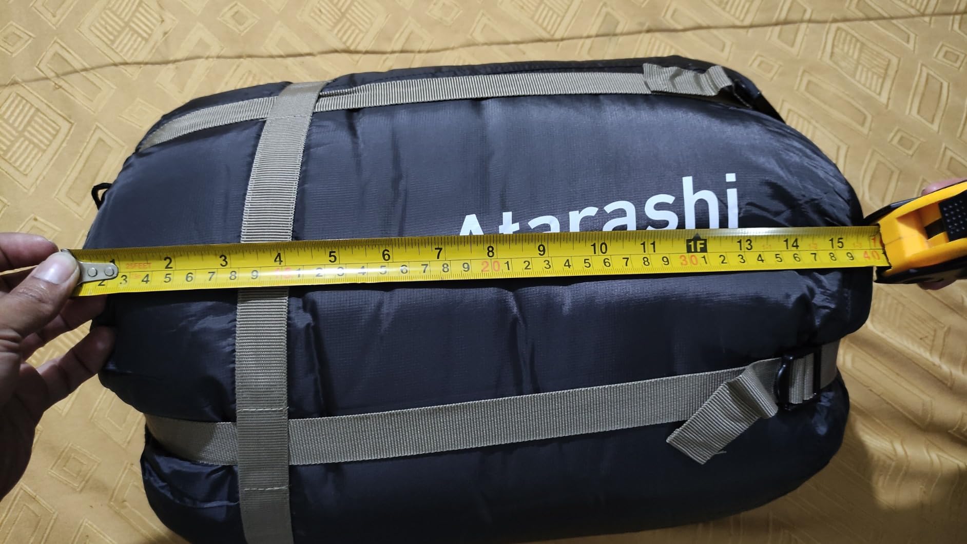 Atarashi Camping Sleeping Bag- 4 Seasons for Adults, Light, Warm, Extra-Large with Compression Sack- Great for Hiking, Backpacking & Outdoor Adventures customer photo 1