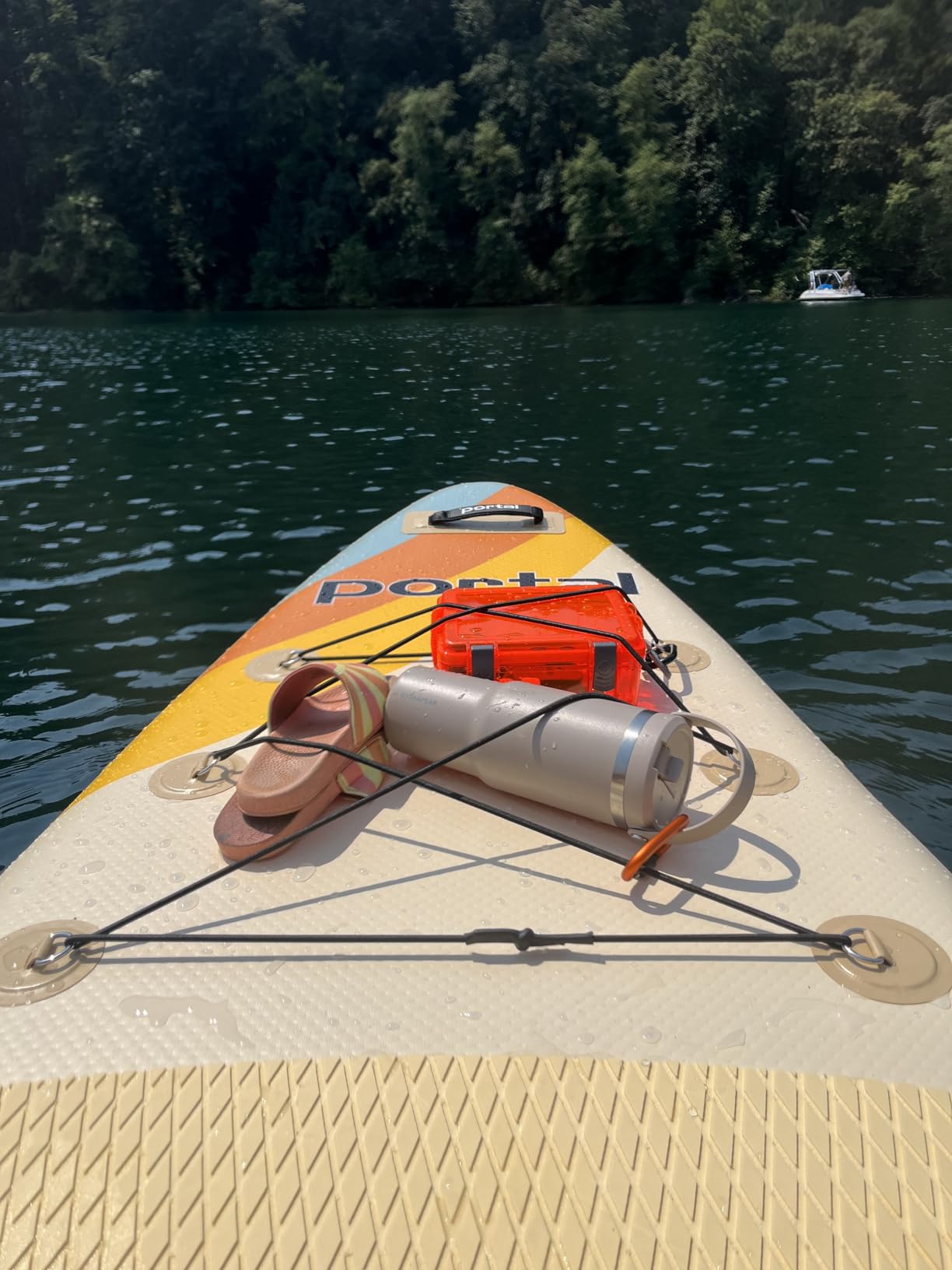 PORTAL SUP Inflatable Paddle Board for Adults 10'6'' Stand Up Paddleboard, Non-Slip Deck Blow up Paddle Boards with Adjustable Paddle, Carry Bag, and Repair Kit customer photo 1
