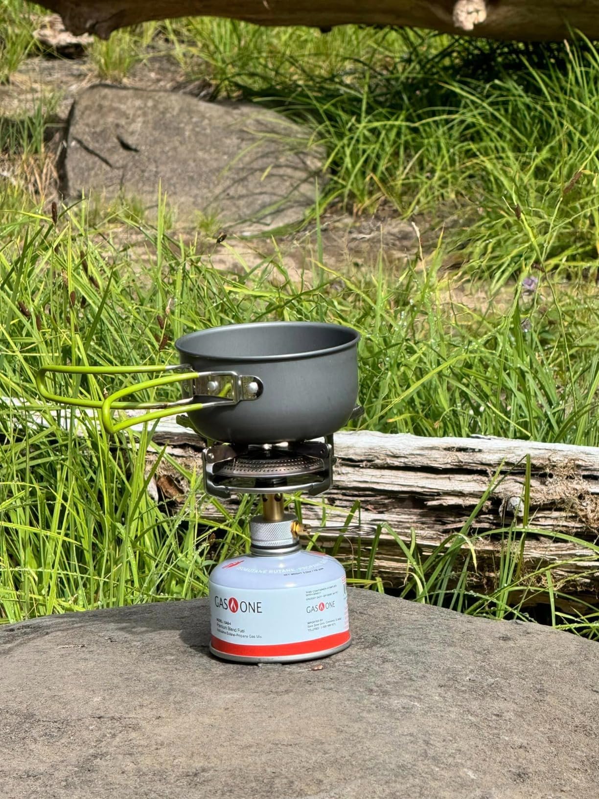 Caudblor Camping Stove with Butane Adapter - Lightweight Backpacking Stove for Hiking & Travel customer photo 2