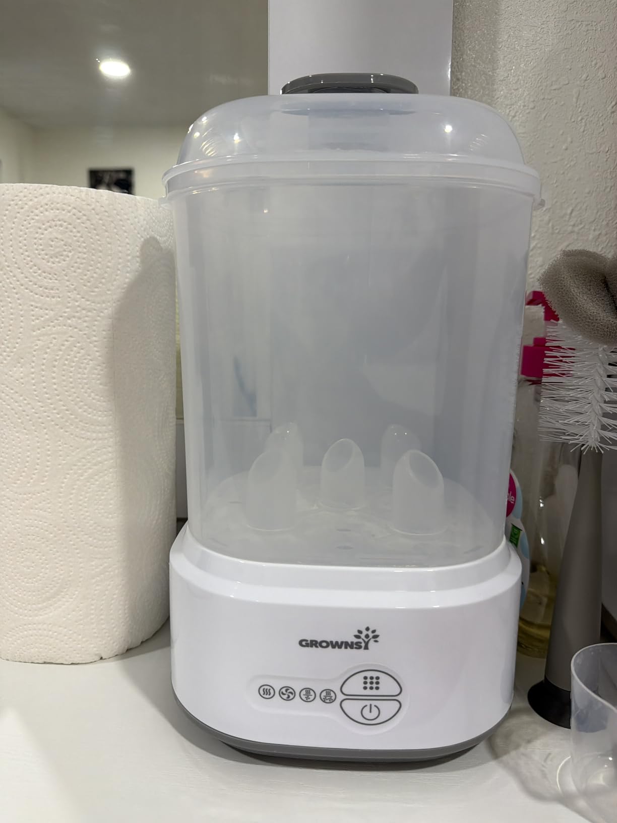 GROWNSY Electric Baby Bottle Sterilizer with 8-Minute Fast Sterilization customer photo 1