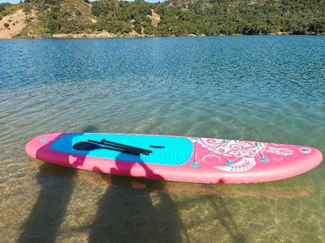 FEATH-R-LITE Inflatable Paddle Board Stand Up Paddleboards for Adults SUP with Premium Accessories Pump, Adjustable Paddle, Leash, Three Fins, Backpack customer photo 2