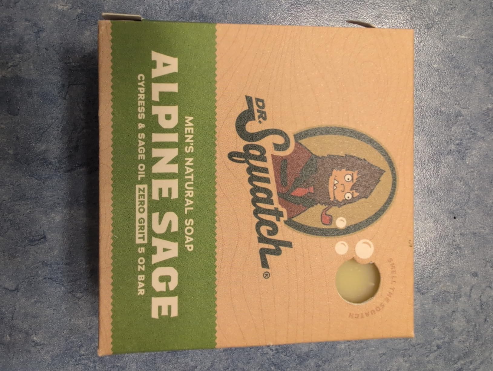 Dr. Squatch Natural Men's Bar Soap - Cold Process Body Soap Bar with Natural Oils - Gifts for Men - Cool Fresh Aloe, Cedar Citrus, Birchwood Breeze, Spearmint Basil & Grapefruit IPA (5 oz, 5-Pack) customer photo 1