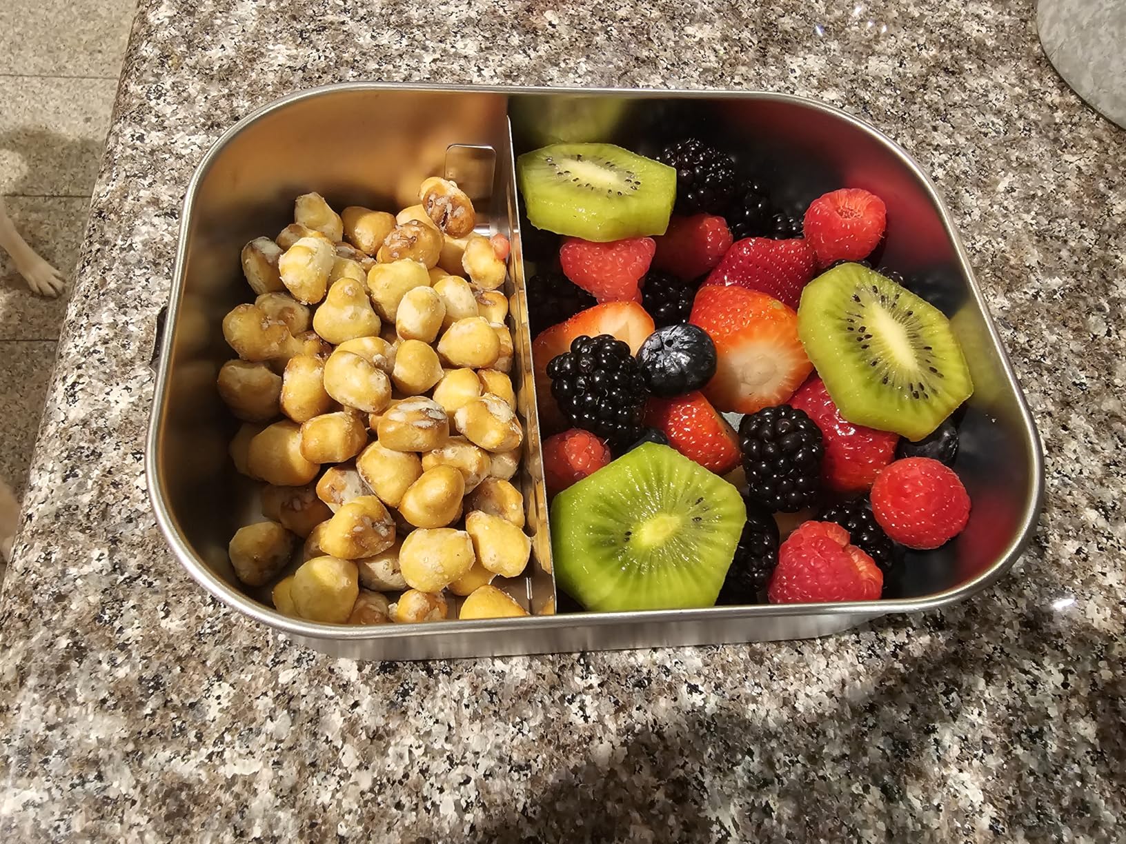 Bambaw Stainless Steel Bento Box 27 oz, Metal Lunch Box with Compartments, Leakproof Stainless Steel Lunch Container, BPA free Dishwasher Safe Metal Lunchbox customer photo 1