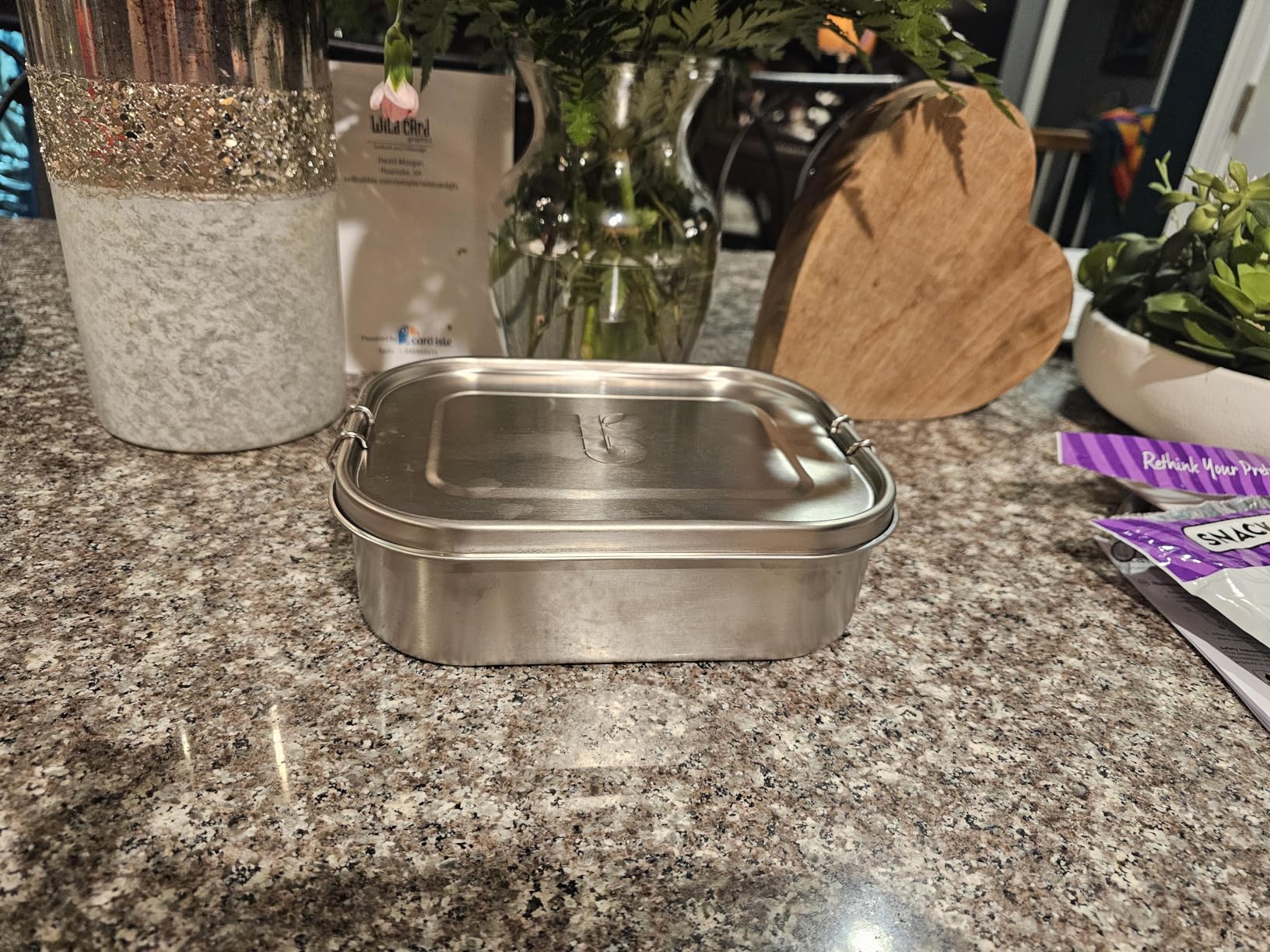 Bambaw Stainless Steel Bento Box 27 oz, Metal Lunch Box with Compartments, Leakproof Stainless Steel Lunch Container, BPA free Dishwasher Safe Metal Lunchbox customer photo 2