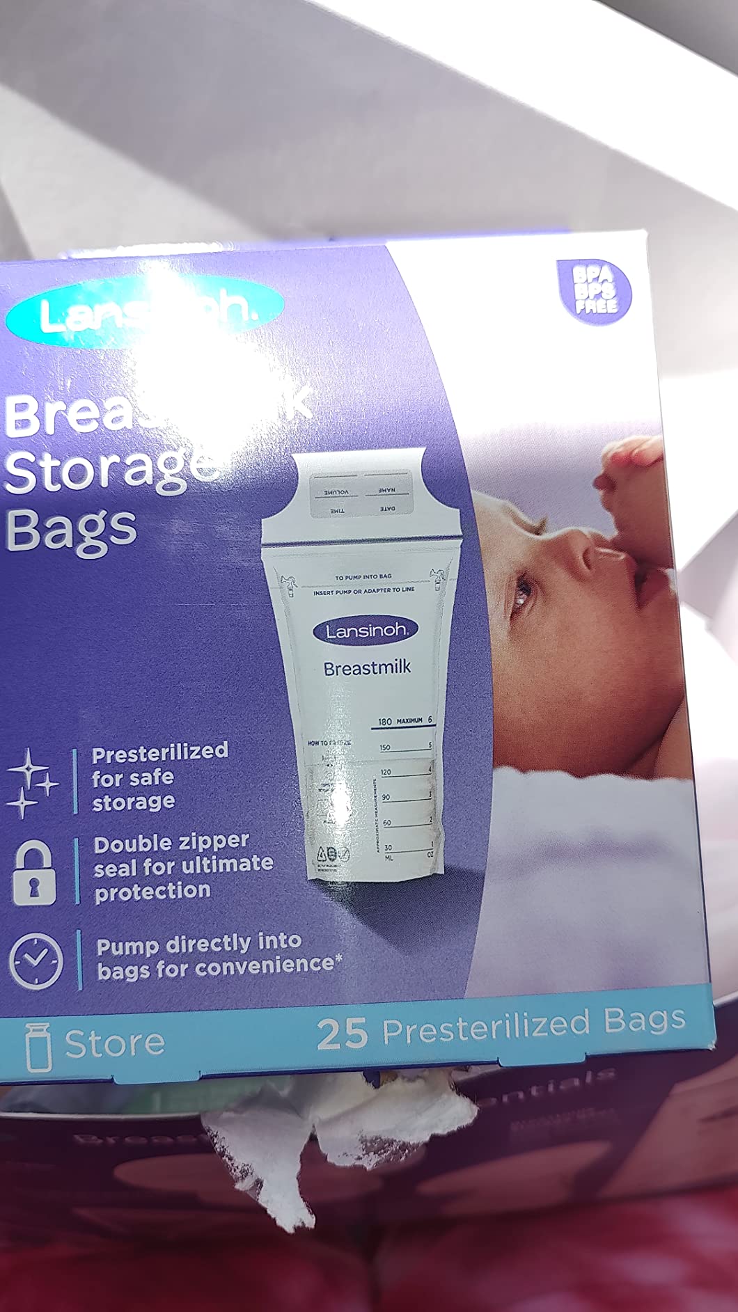 Lansinoh You've Got This Breastfeeding Essentials Kit for New Moms, 77-Piece Gift Set with Nursing Pads, Breastmilk Storage Bags, Nipple Cream, Hot & Cold Therapy Packs, and Silicone Breast Pump customer photo 2
