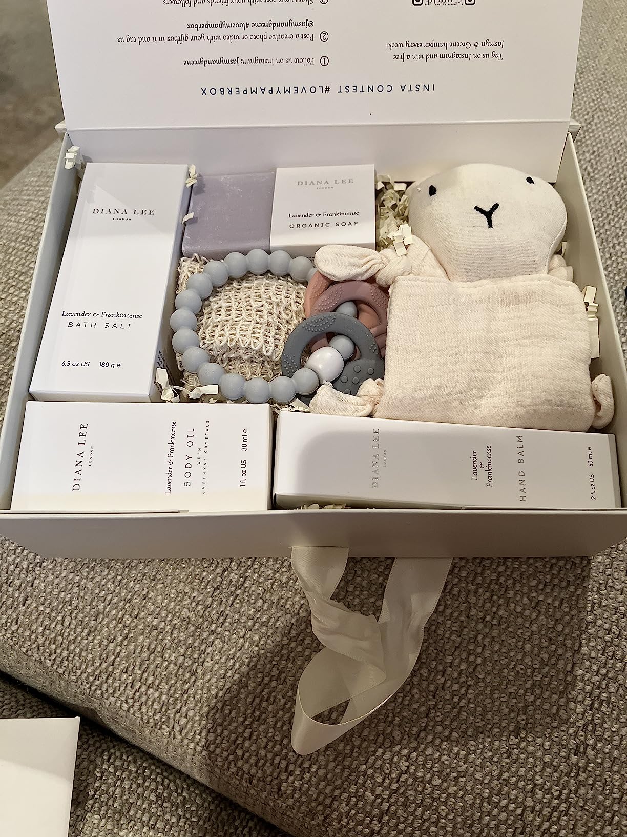 Jasmyn & Greene New Mom Gift Basket - 9 Luxury Baby Shower Gifts for Expecting Mommy To Be. Pregnant Moms Postpartum Kit Care Package. Newborn Baby Girl Gift Set with Pregnancy Spa Gifts for Women. customer photo 2