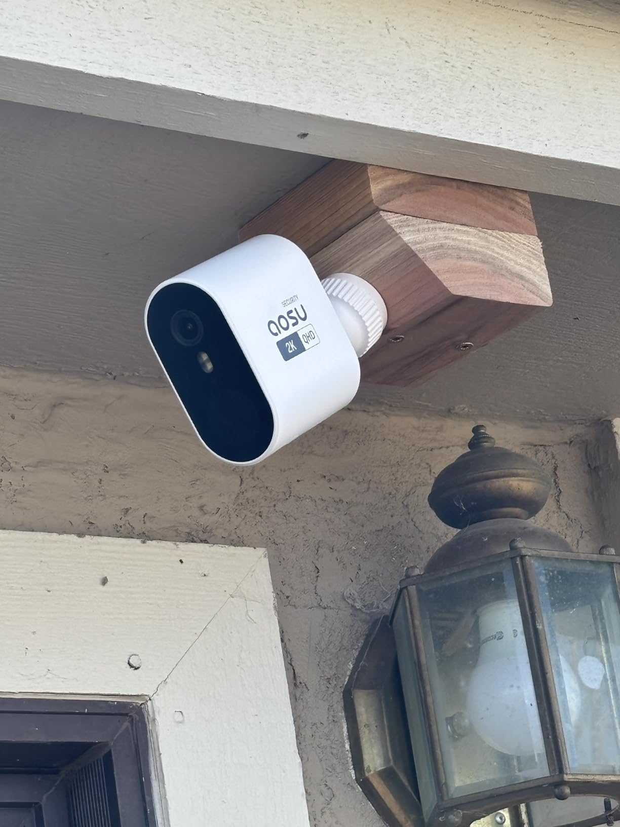 aosu Security Cameras Wireless Outdoor Home System, True 2K HD Night Vision, No Subscription Required, Long Battery Life, 166° Wide View, Spotlight & Siren Alarm, Motion Alert, Support 2.4 & 5GHz WiFi customer photo 2