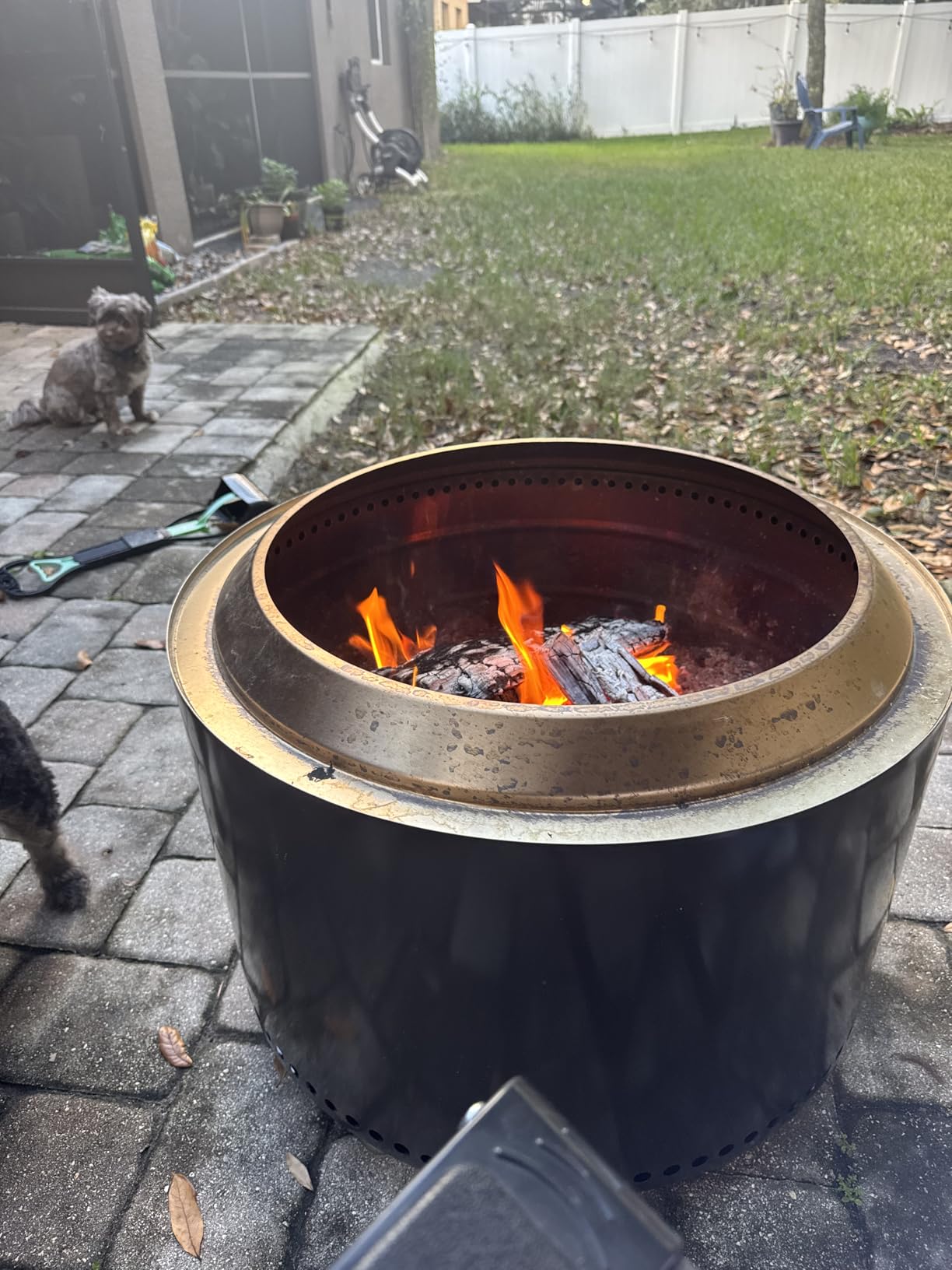 Solo Stove Yukon 27 Inch Smokeless Fire Pit with Removable Ash Pan - Wood Burning Portable Stainless Steel Outdoor Fireplace customer photo 2