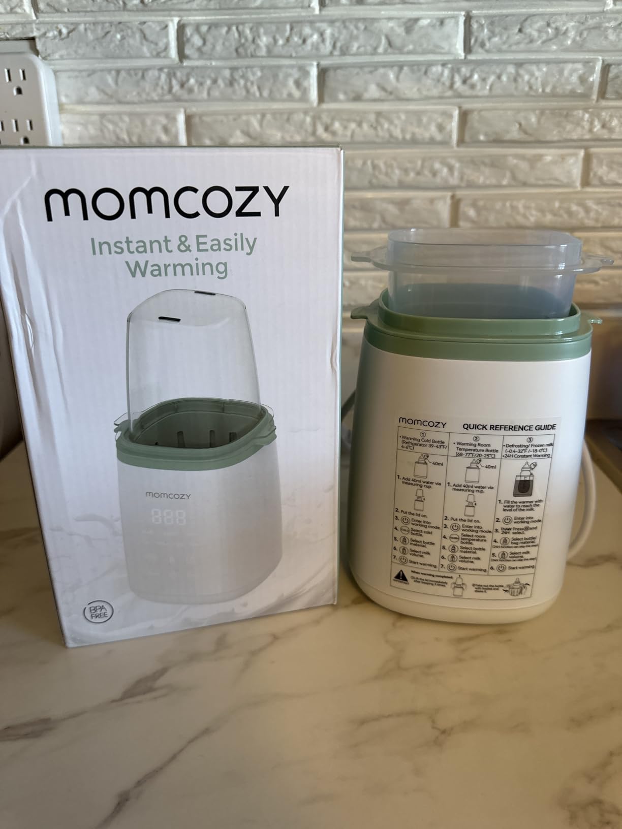 Momcozy Bottle Warmer for Baby, Fast Heating Breastmilk for All Bottles customer photo 1