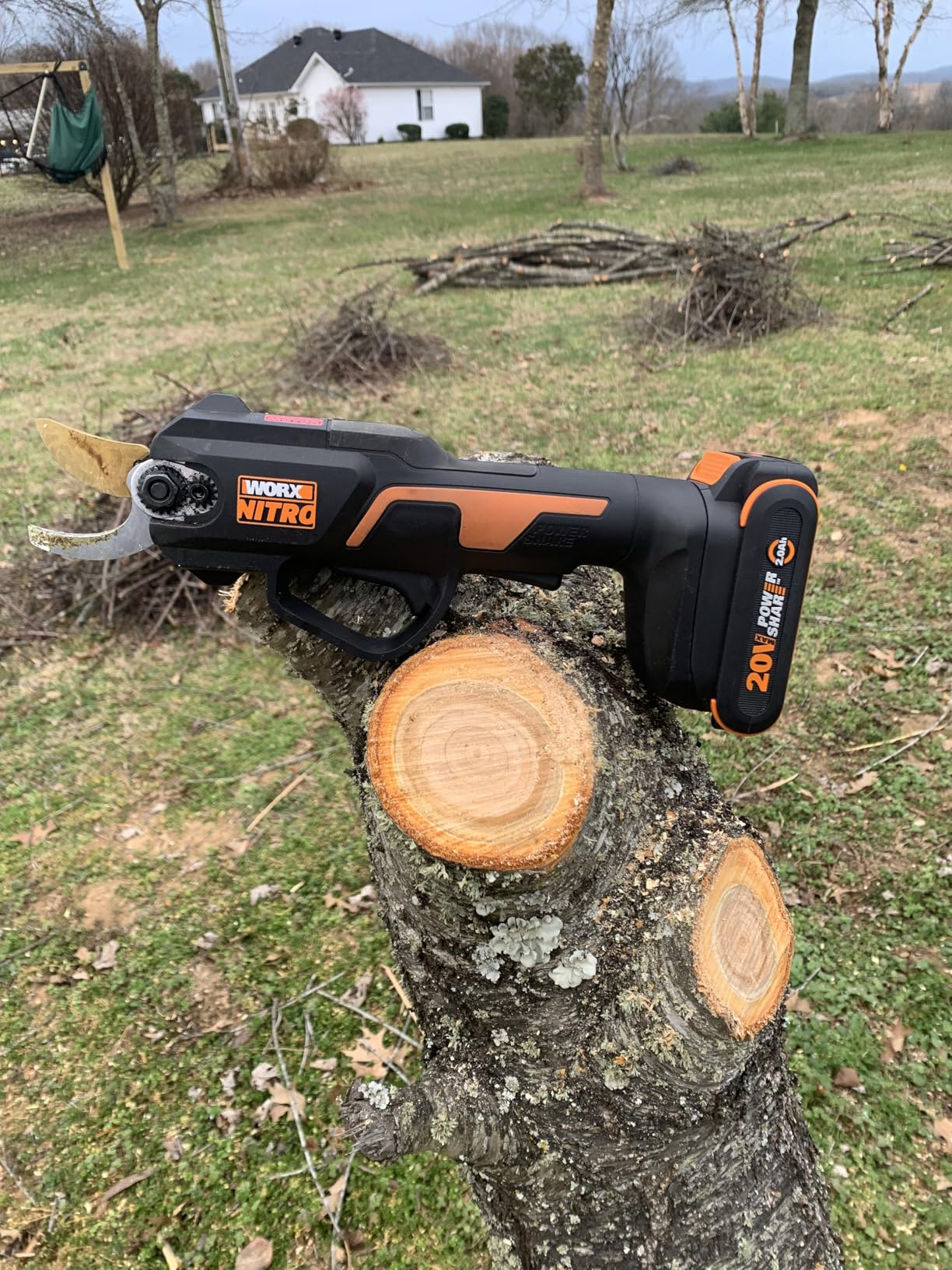 Worx 20V Worx NITRO Pruning Shear/Lopper WG330 - (Battery & Charger Included) customer photo 1